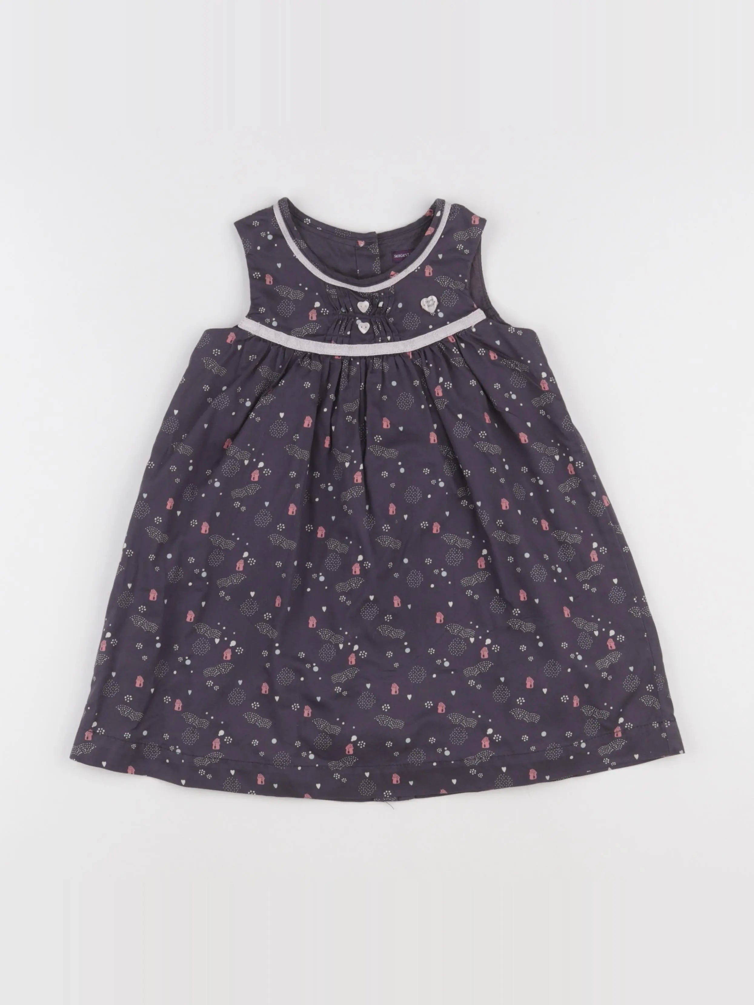 Sergent Major - robe gris - 24 mois