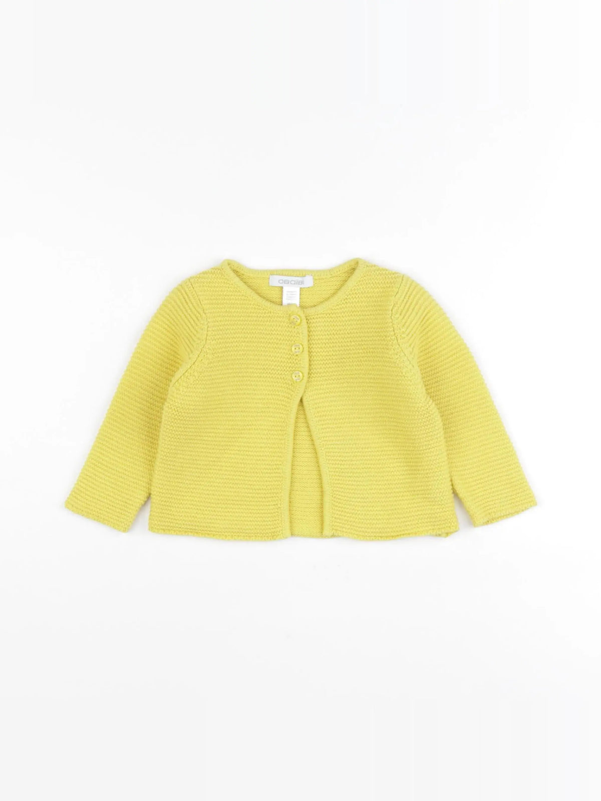 Obaïbi - gilet jaune - 6 mois