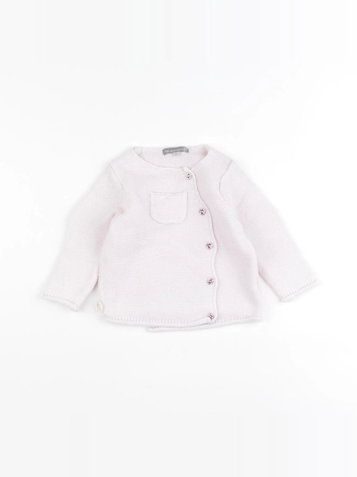 Sergent Major - gilet rose - 6 mois