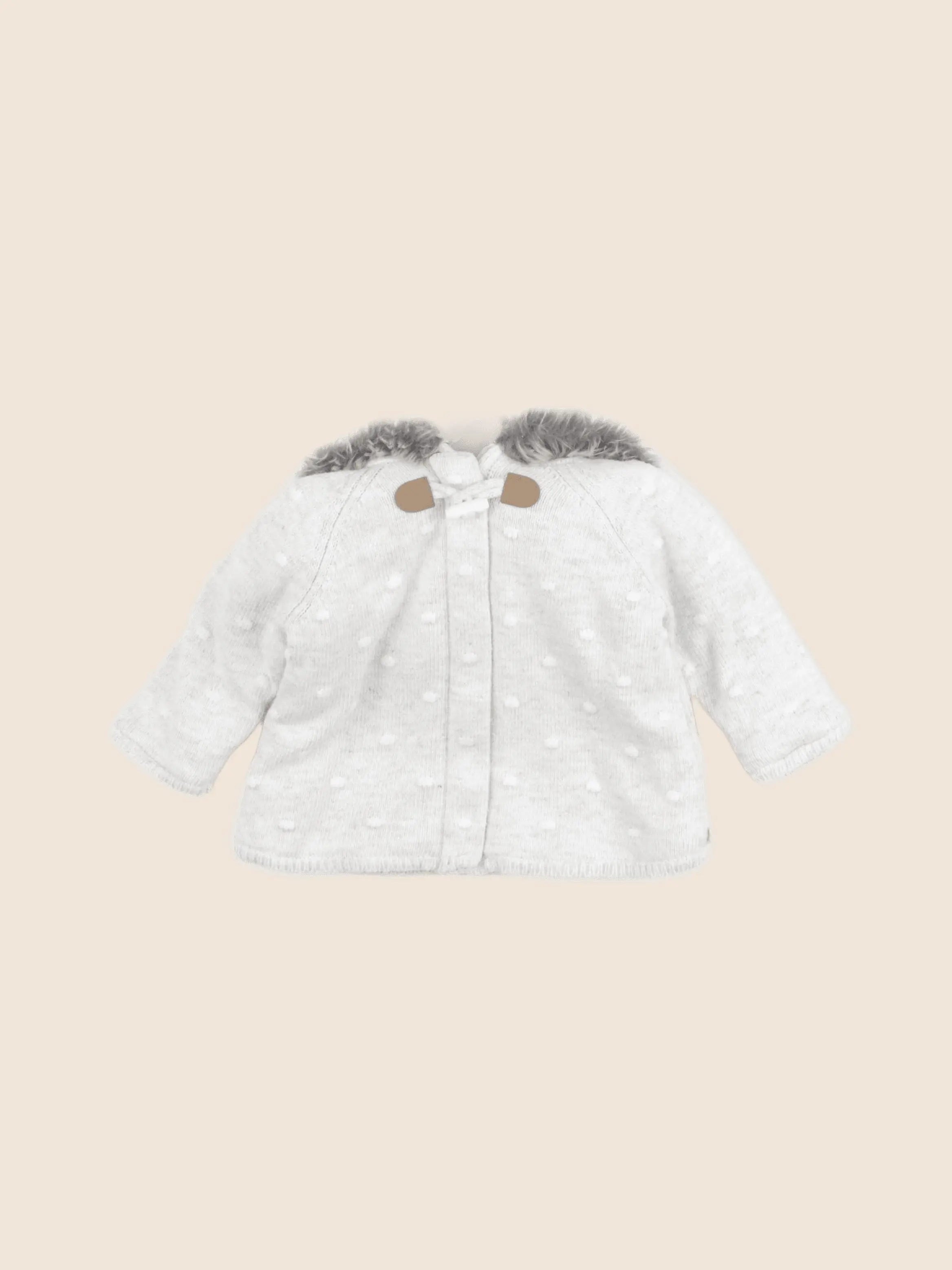 Obaïbi - gilet beige - 6 mois