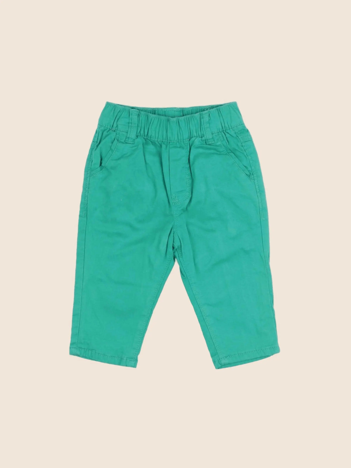 Catimini - pantalon doublé vert - 6 mois