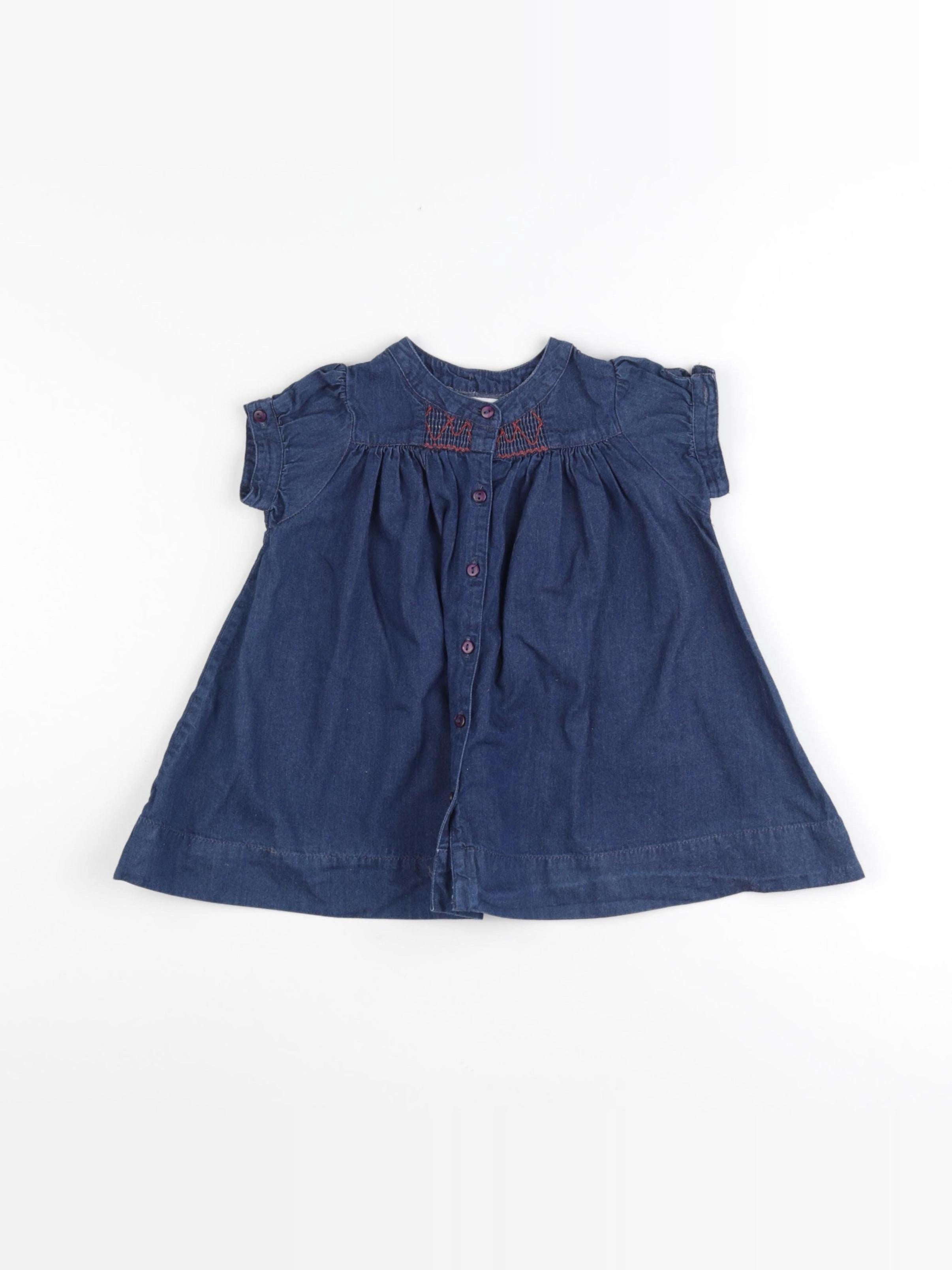 DPAM - robe bleu - 6 mois