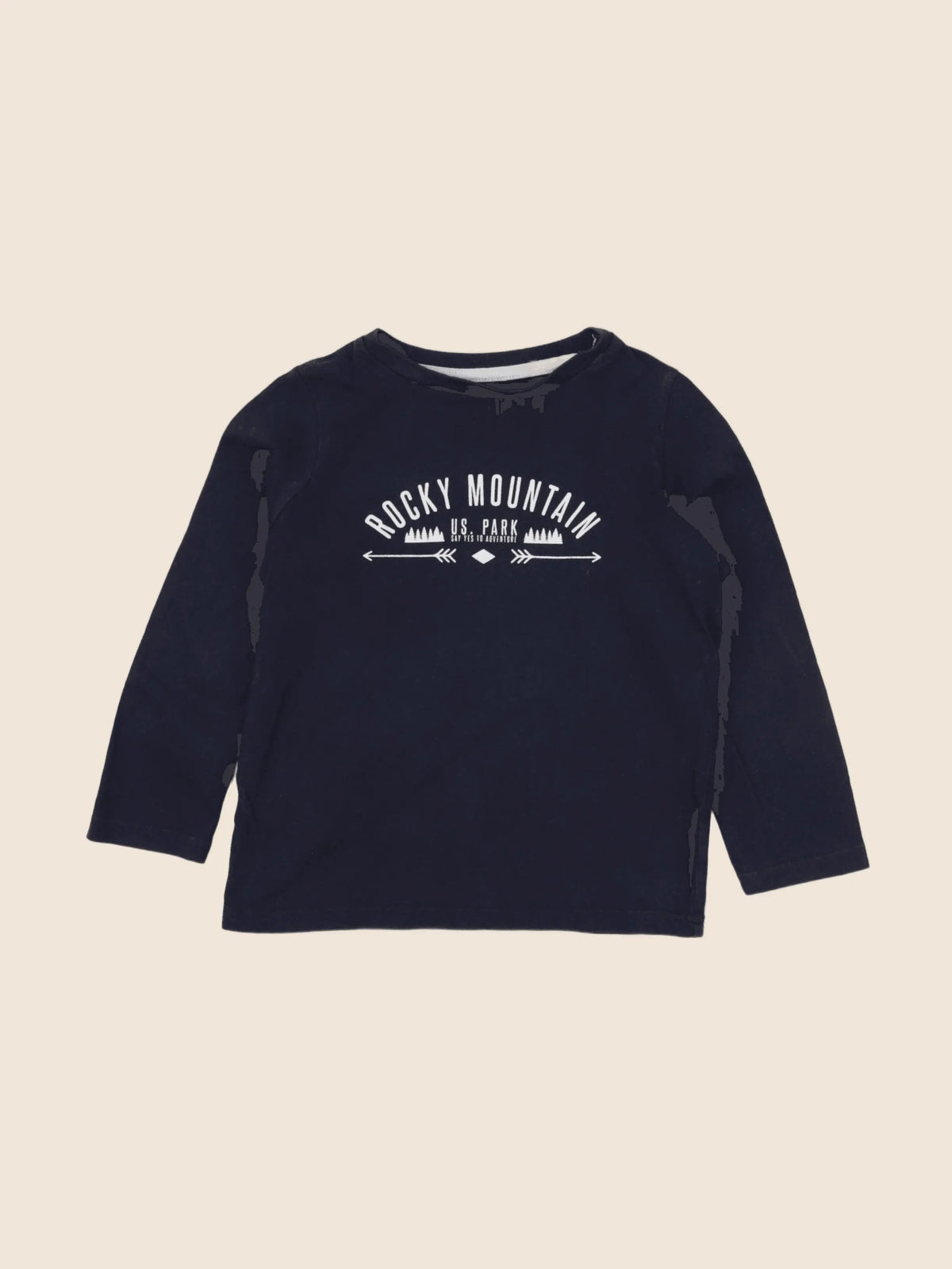 Vertbaudet - tee-shirt bleu - 4 ans