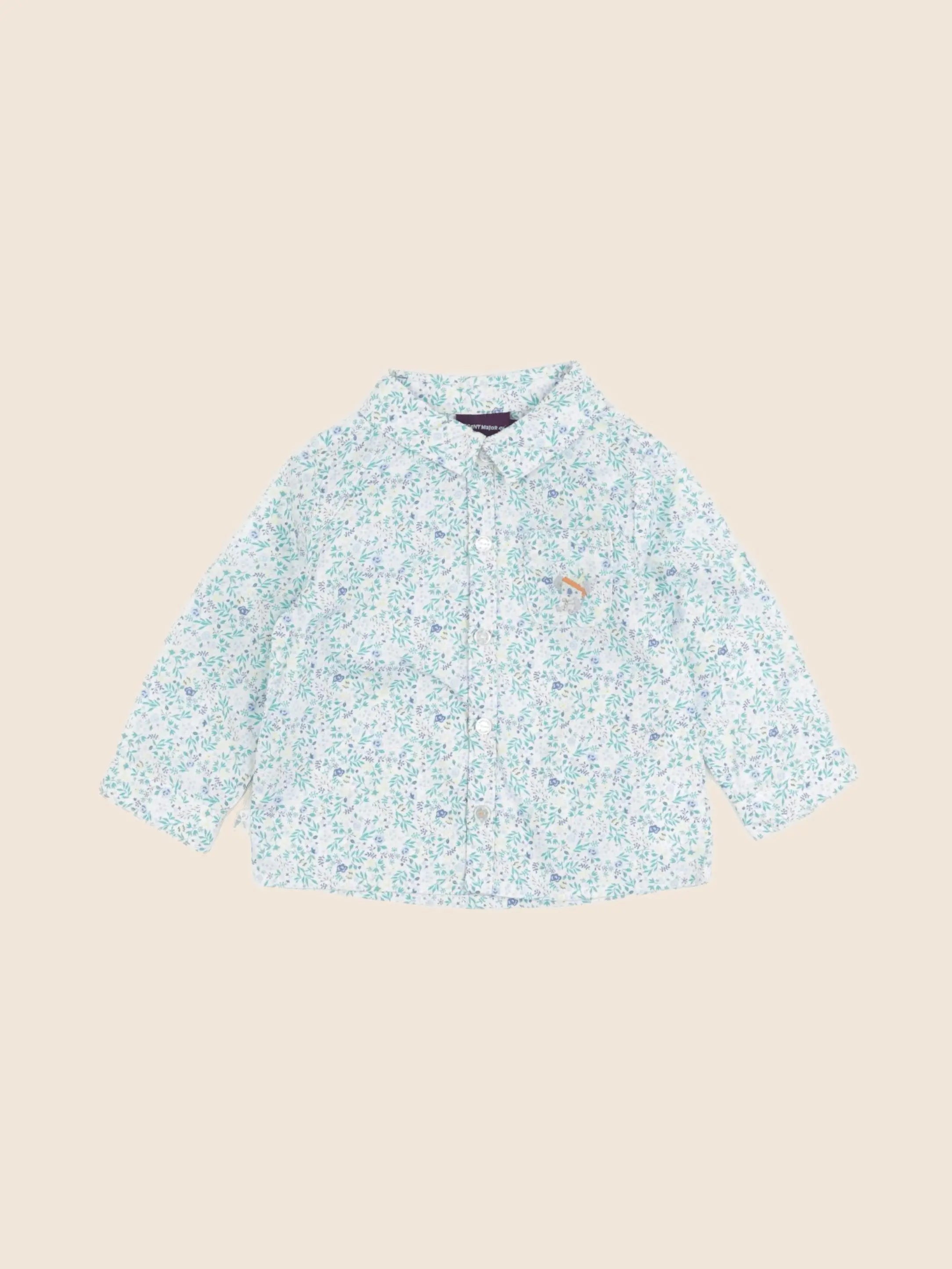 Sergent Major - chemise multicolore - 12 mois