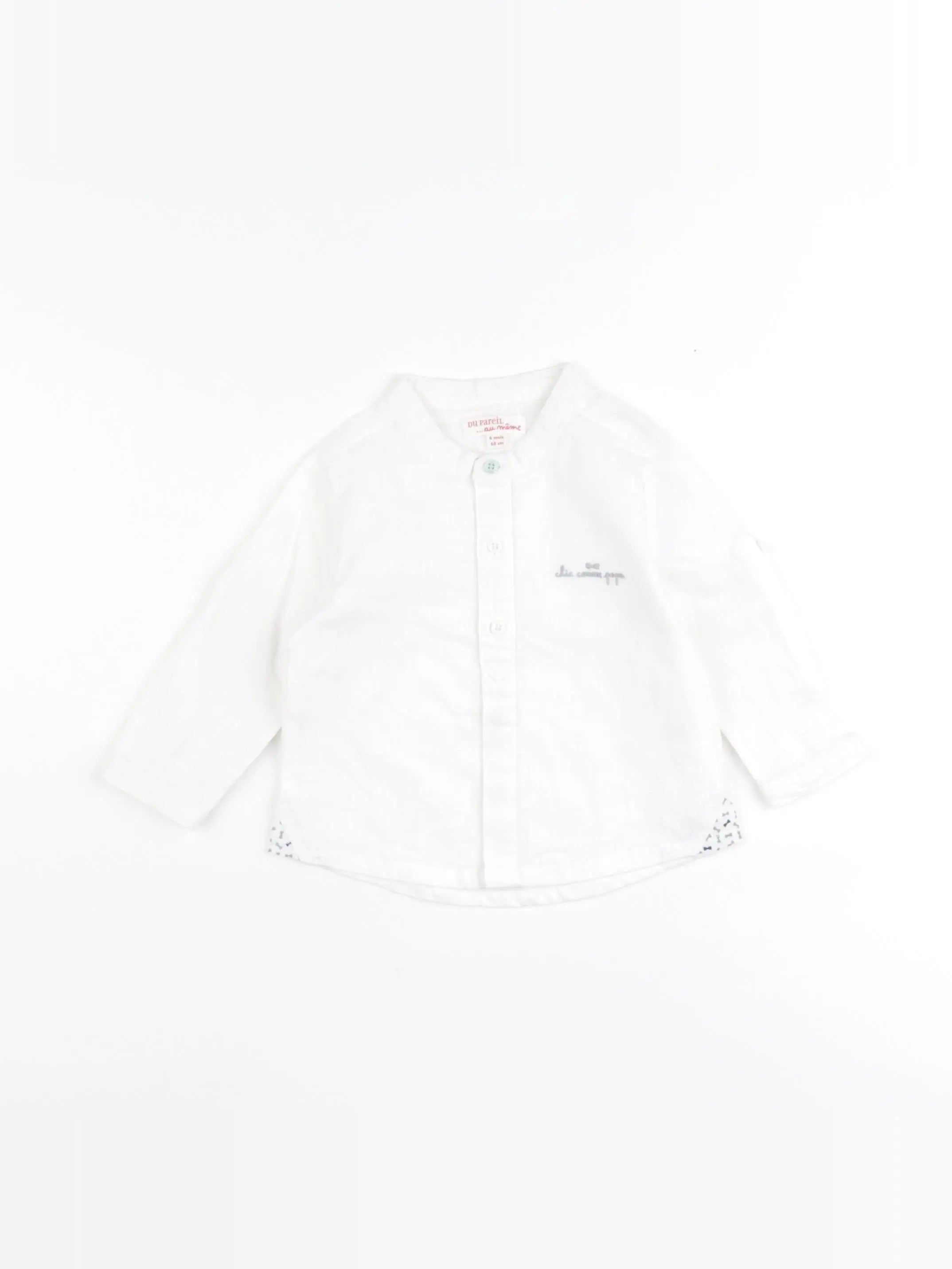 DPAM - chemise blanc - 6 mois