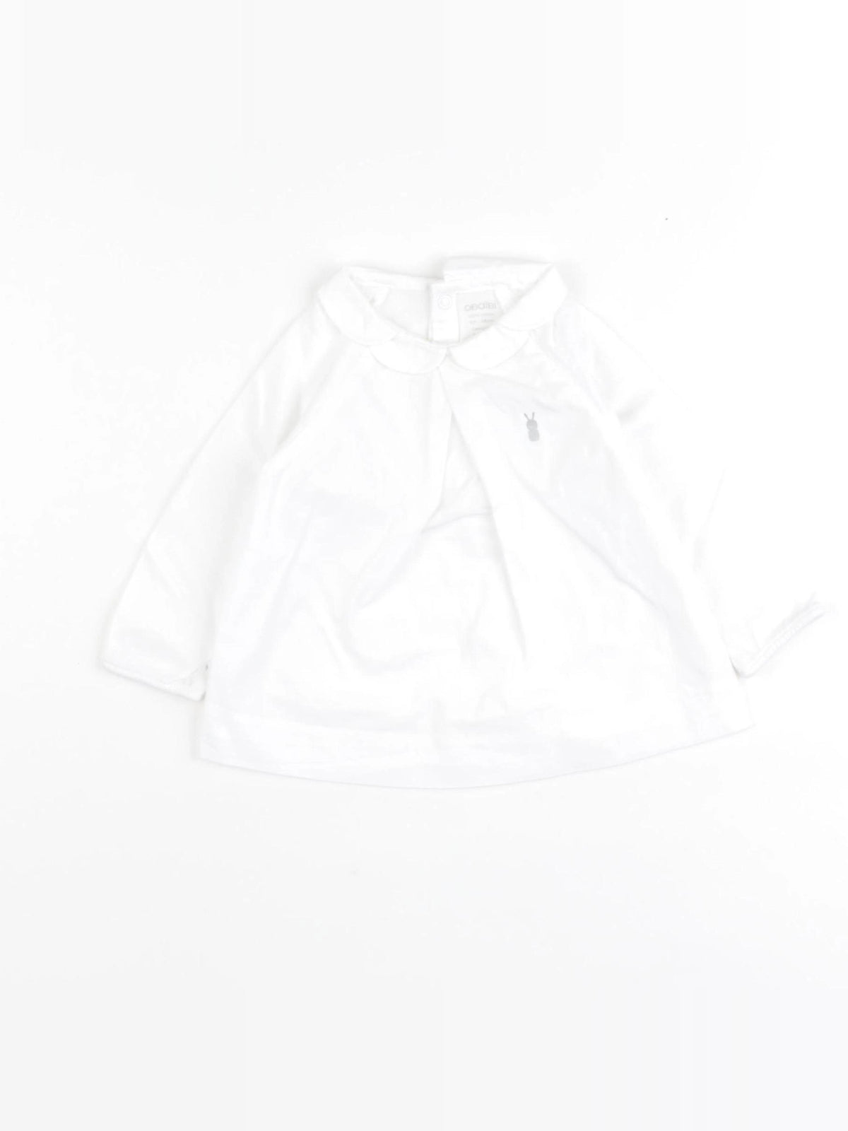 Obaïbi - blouse blanc - 6 mois