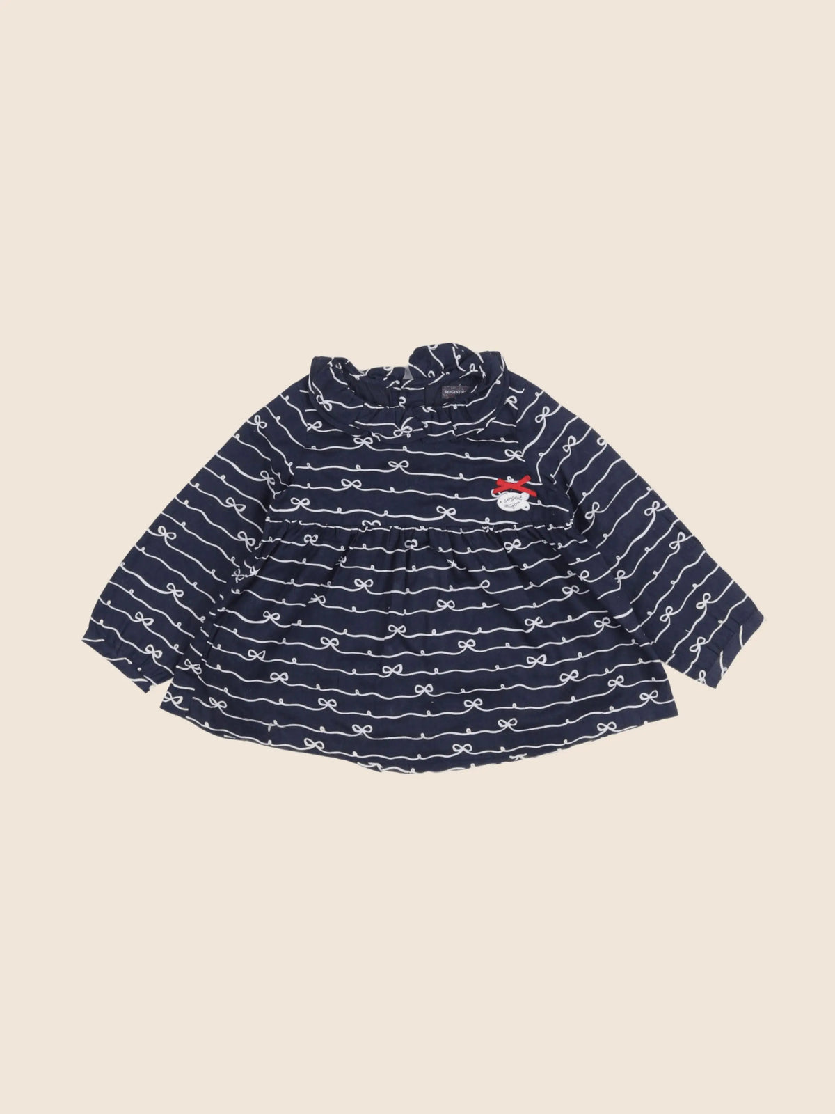 Sergent Major - blouse bleu - 12 mois