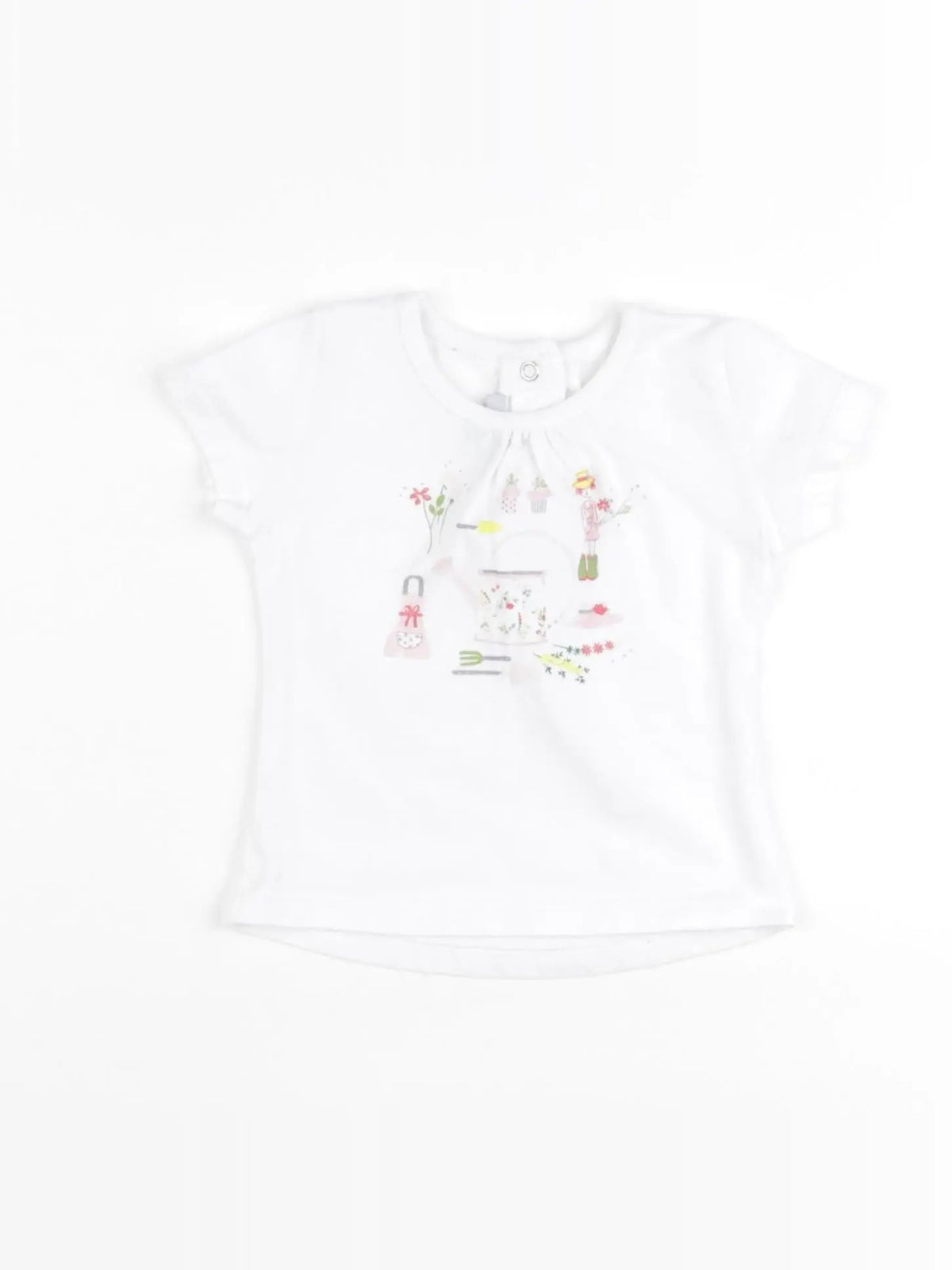 Absorba - tee-shirt blanc - 6 mois