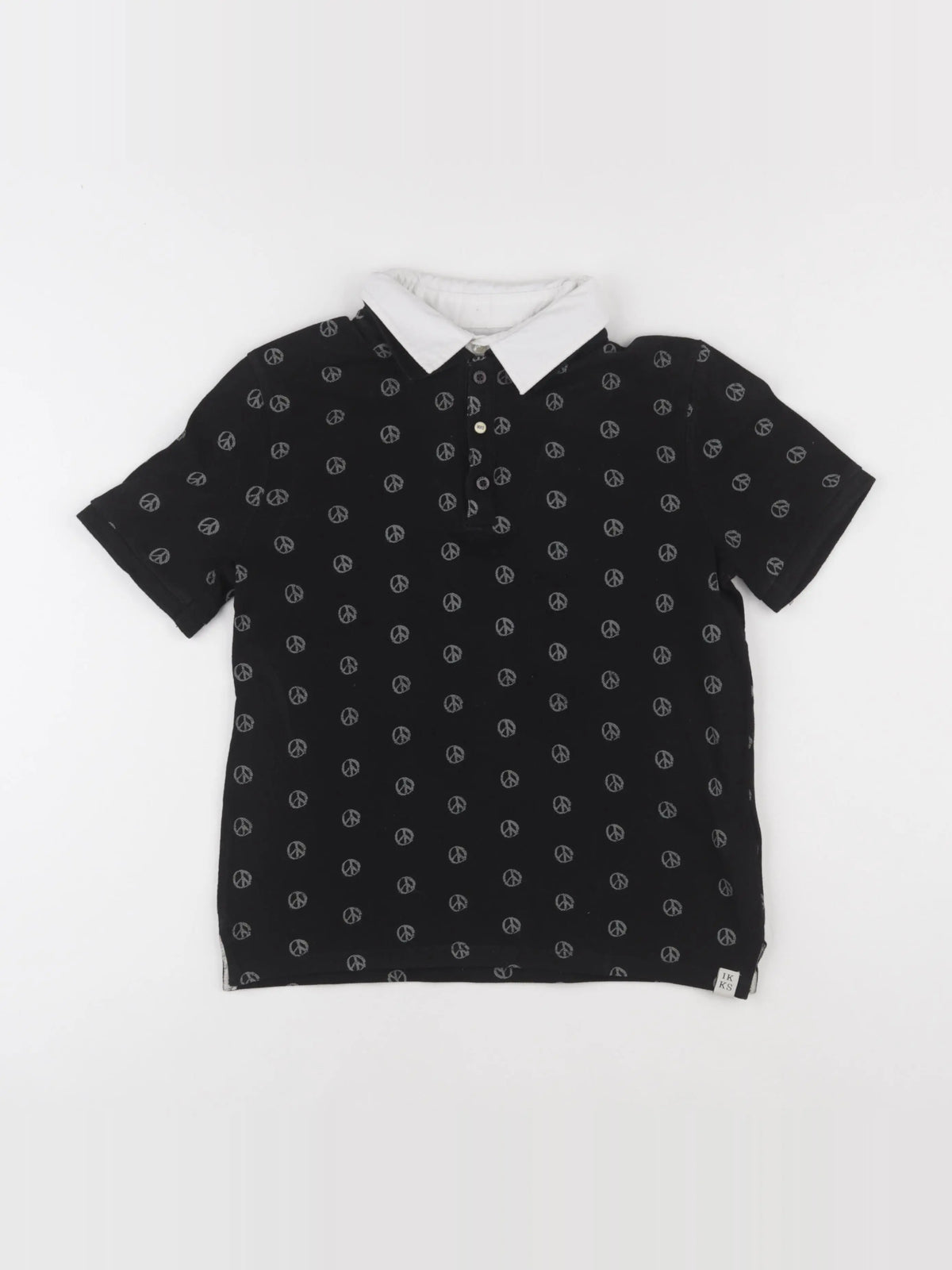 IKKS - polo noir - 12 ans