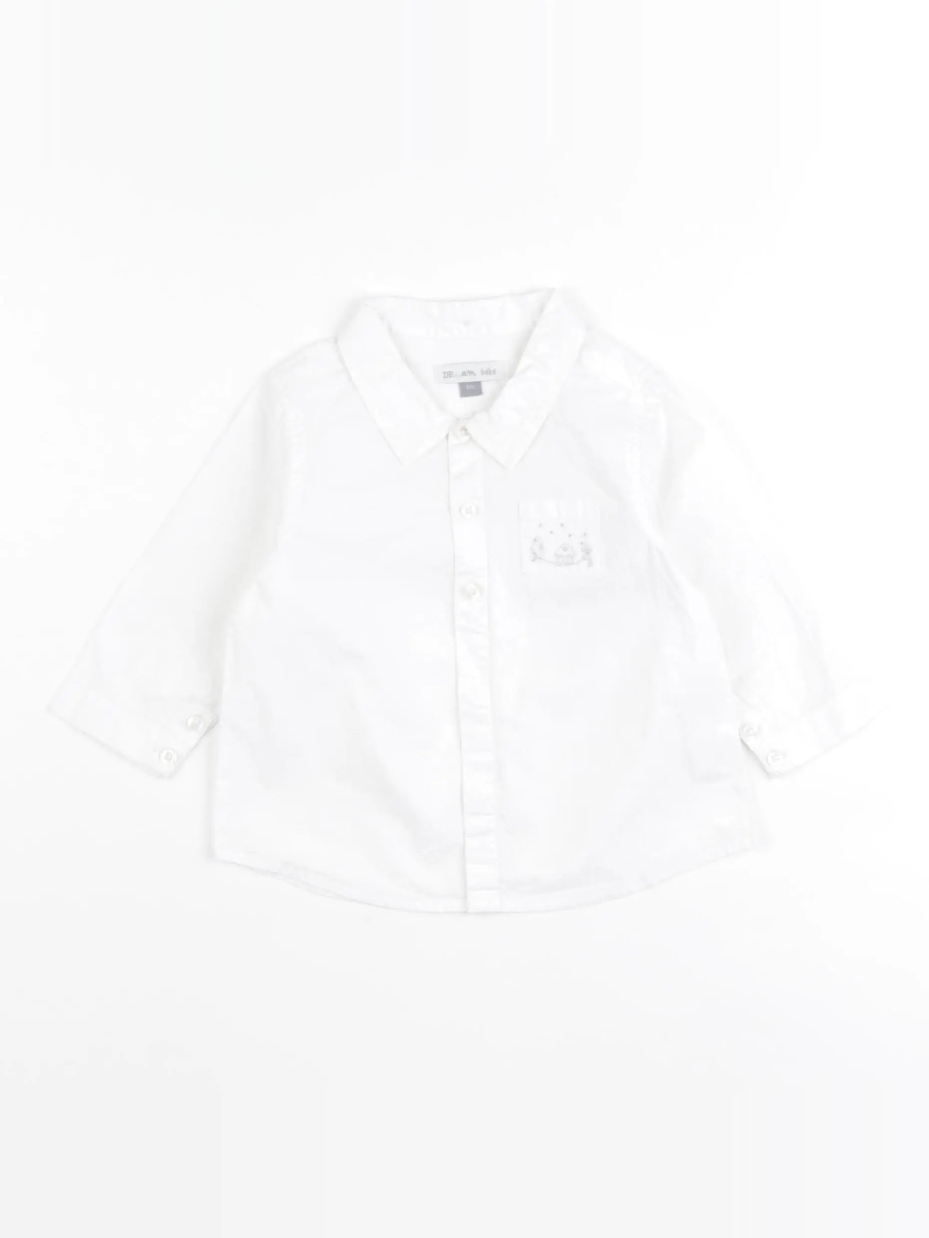 DPAM - chemise blanc - 6 mois