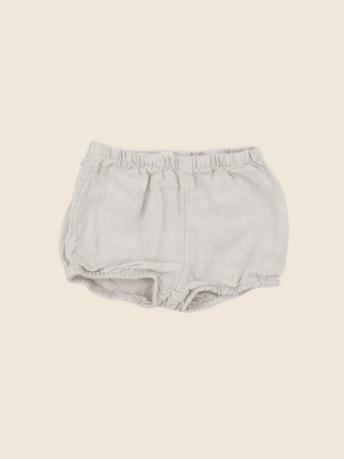 H&M - short beige - 6/9 mois