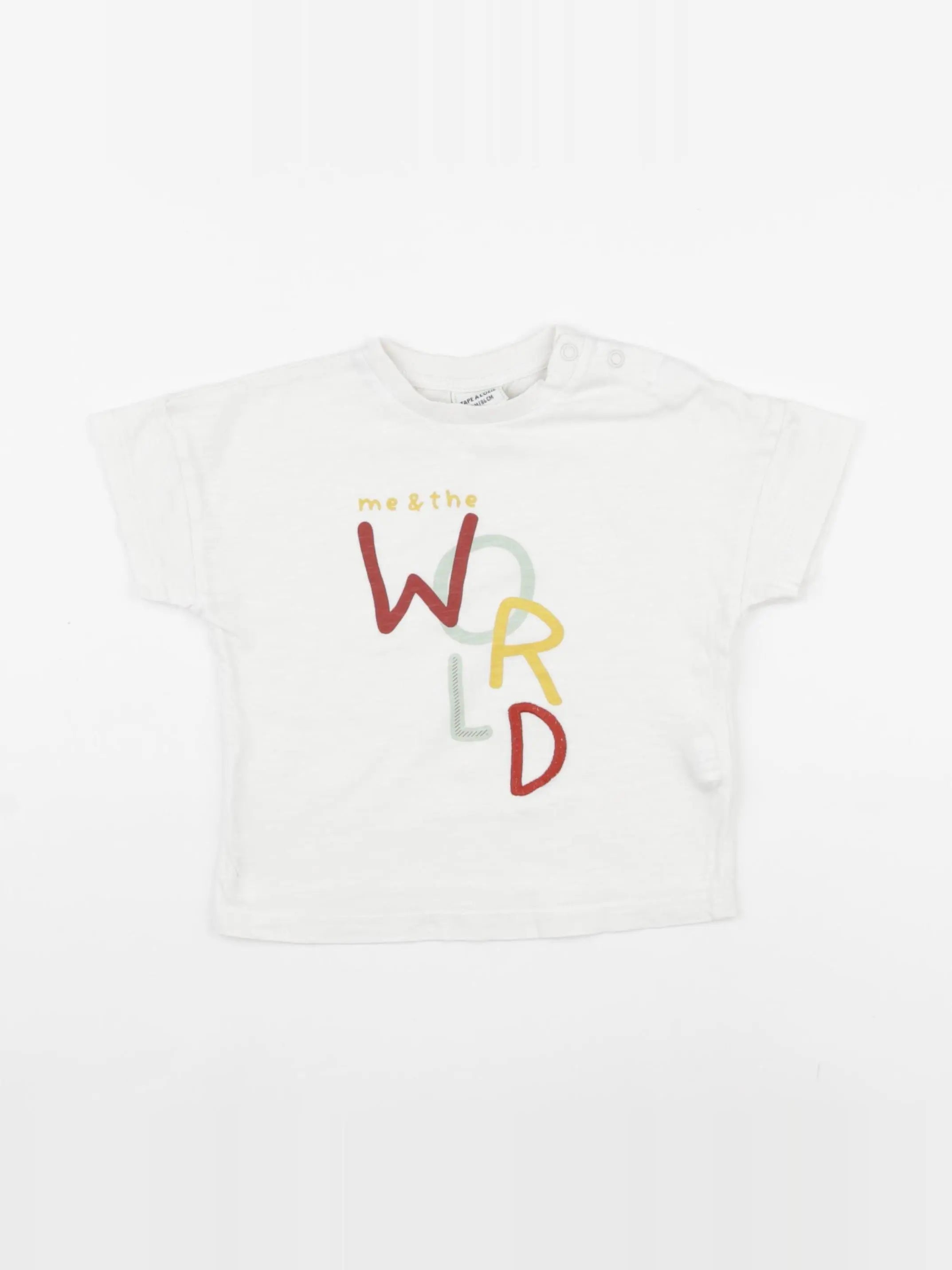 Tape à l'oeil - tee-shirt blanc - 24 mois