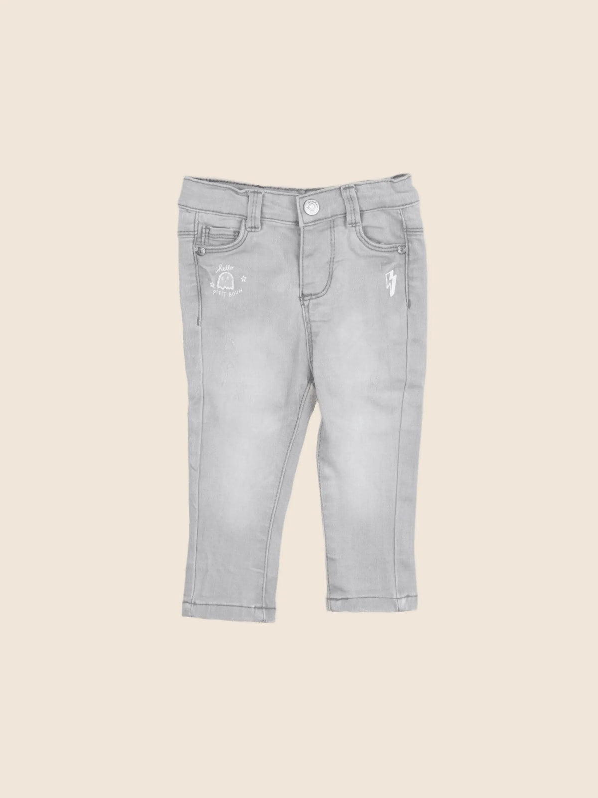Tape à l'oeil - jegging gris - 9 mois