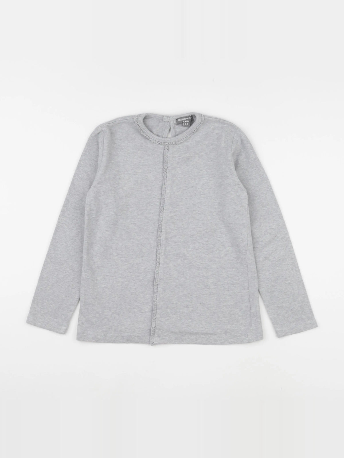 Buissonnière - sweat gris - 8/9 ans