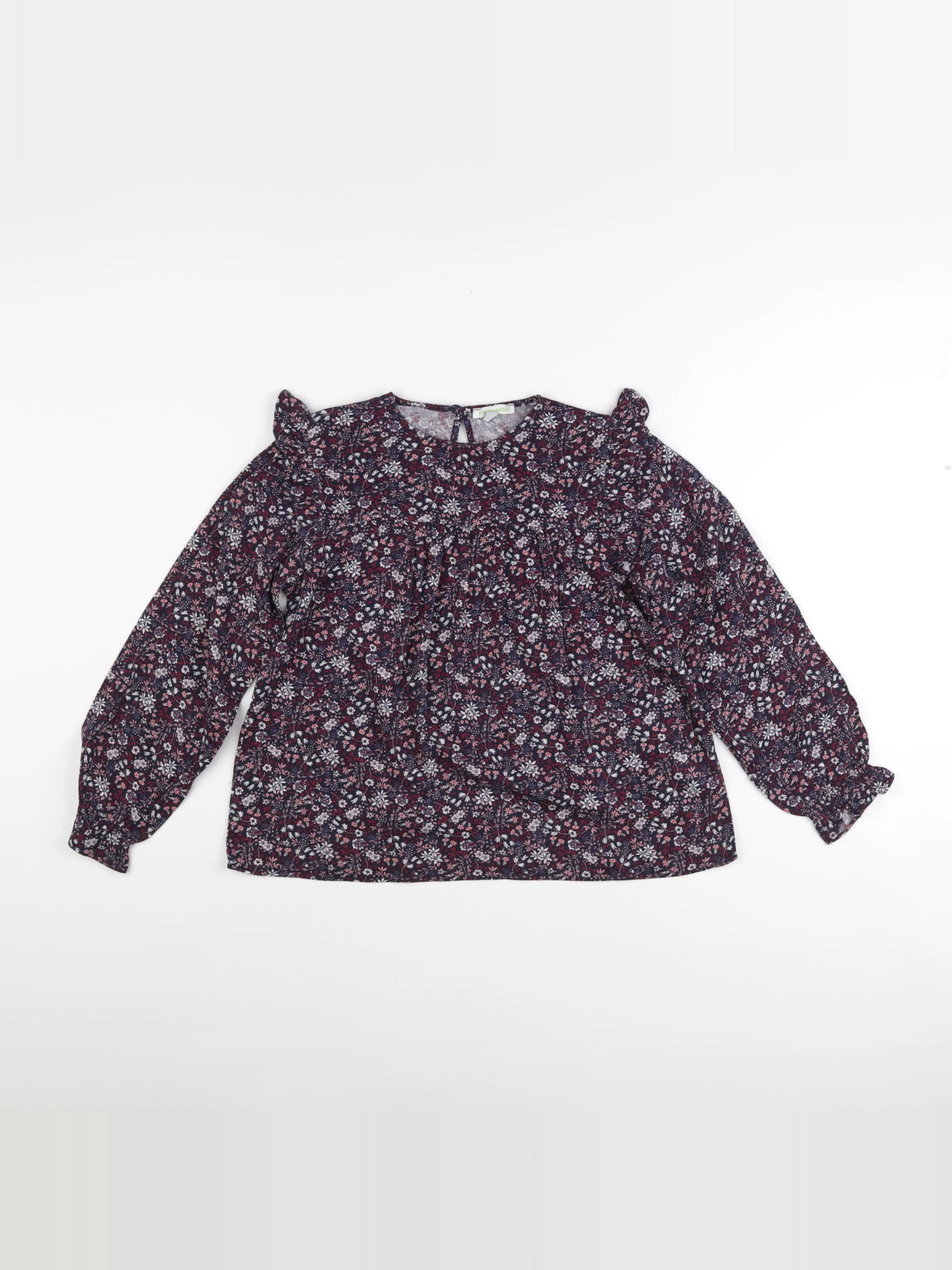 Vertbaudet - blouse bleu, violet - 10 ans