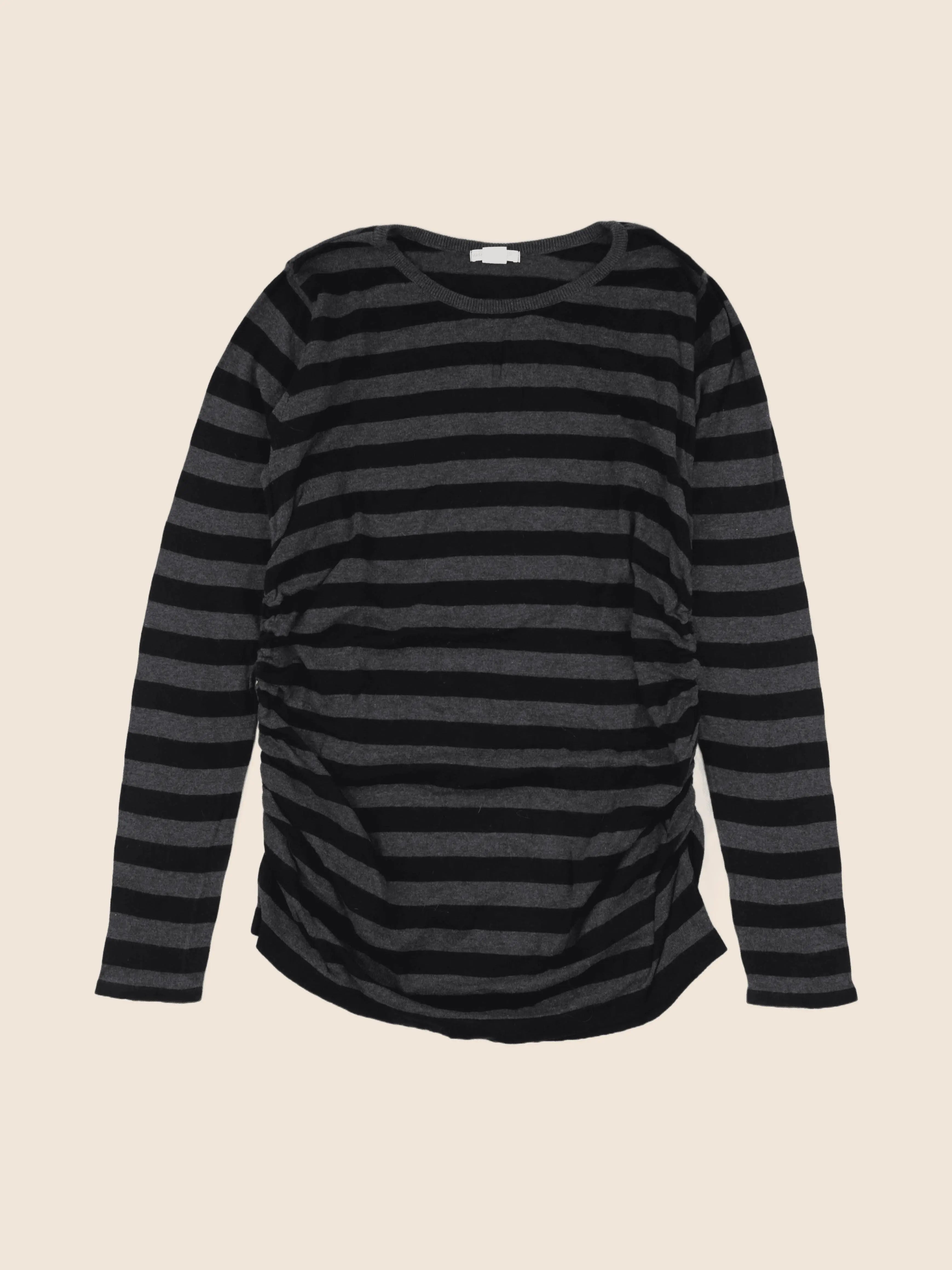H&M - pull grossesse gris, noir - 44 à 46