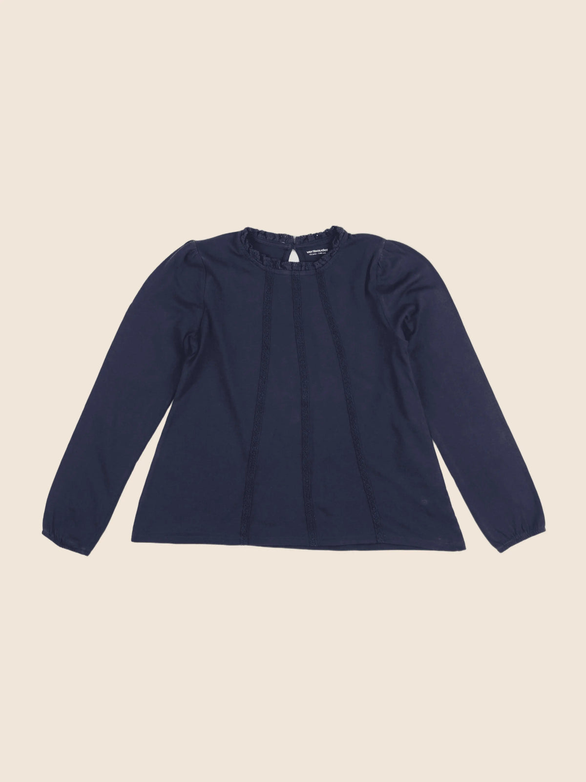 Vertbaudet - tee-shirt bleu - 10 ans