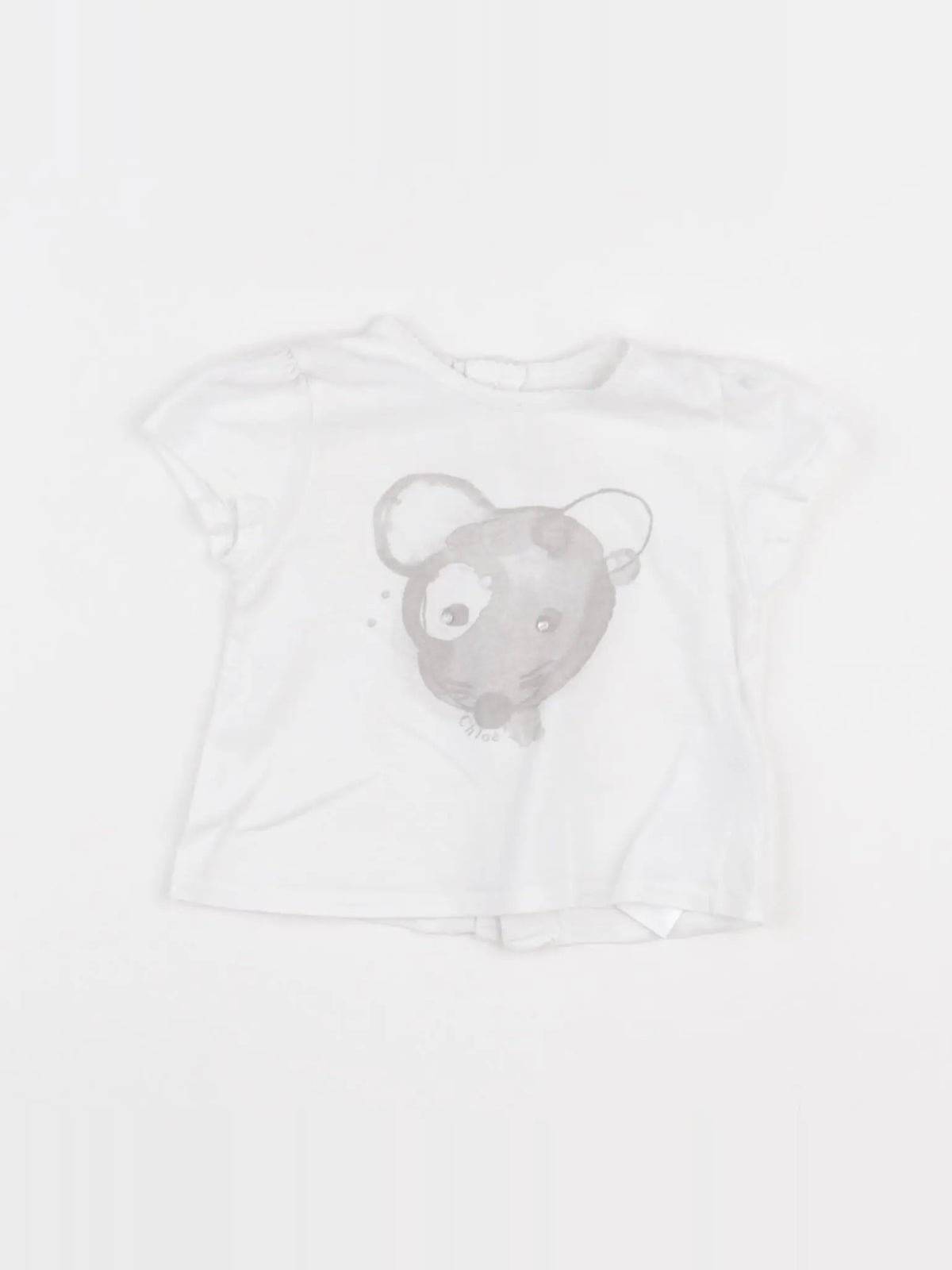 Chloé - tee-shirt blanc - 6 mois