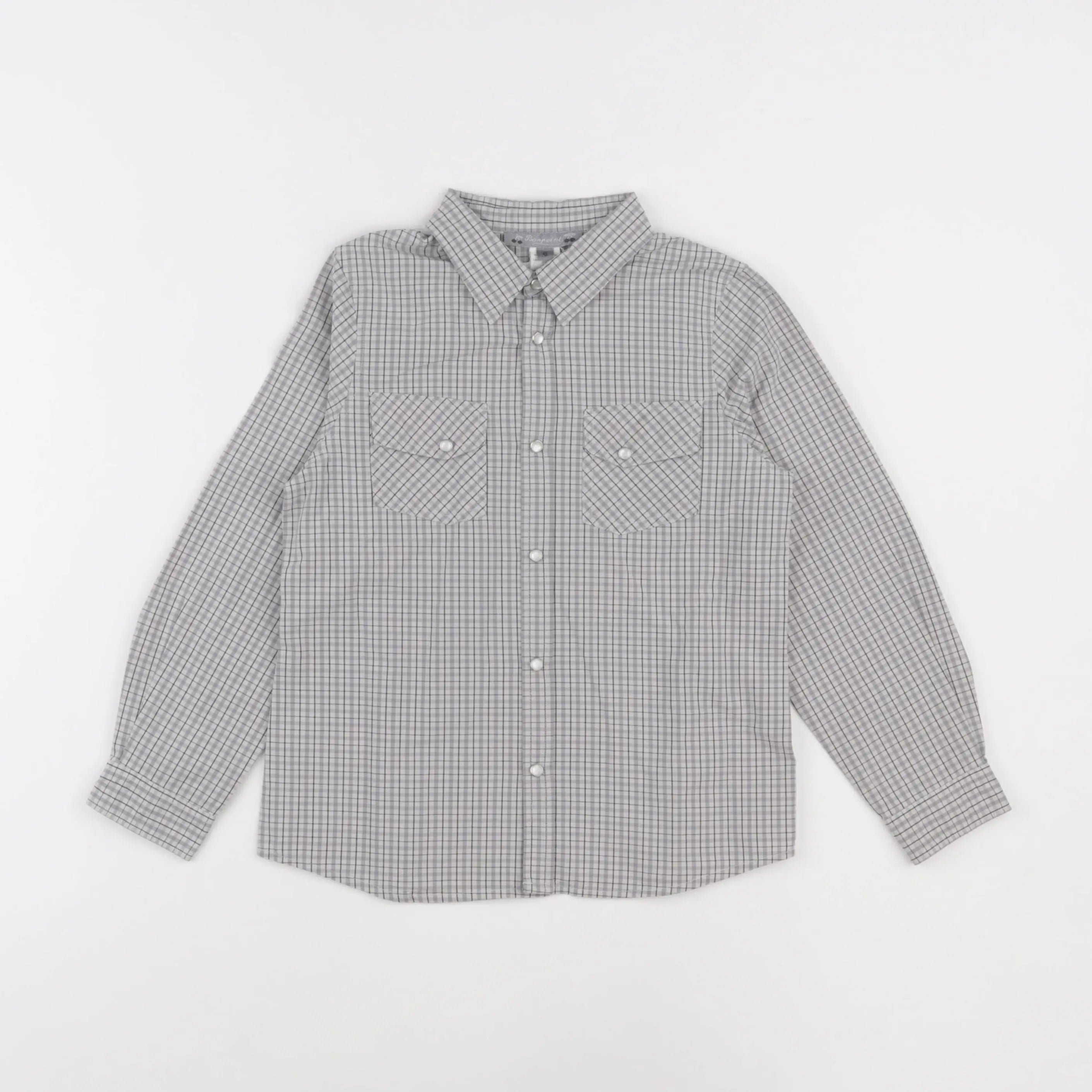Bonpoint - chemise gris - 6 ans
