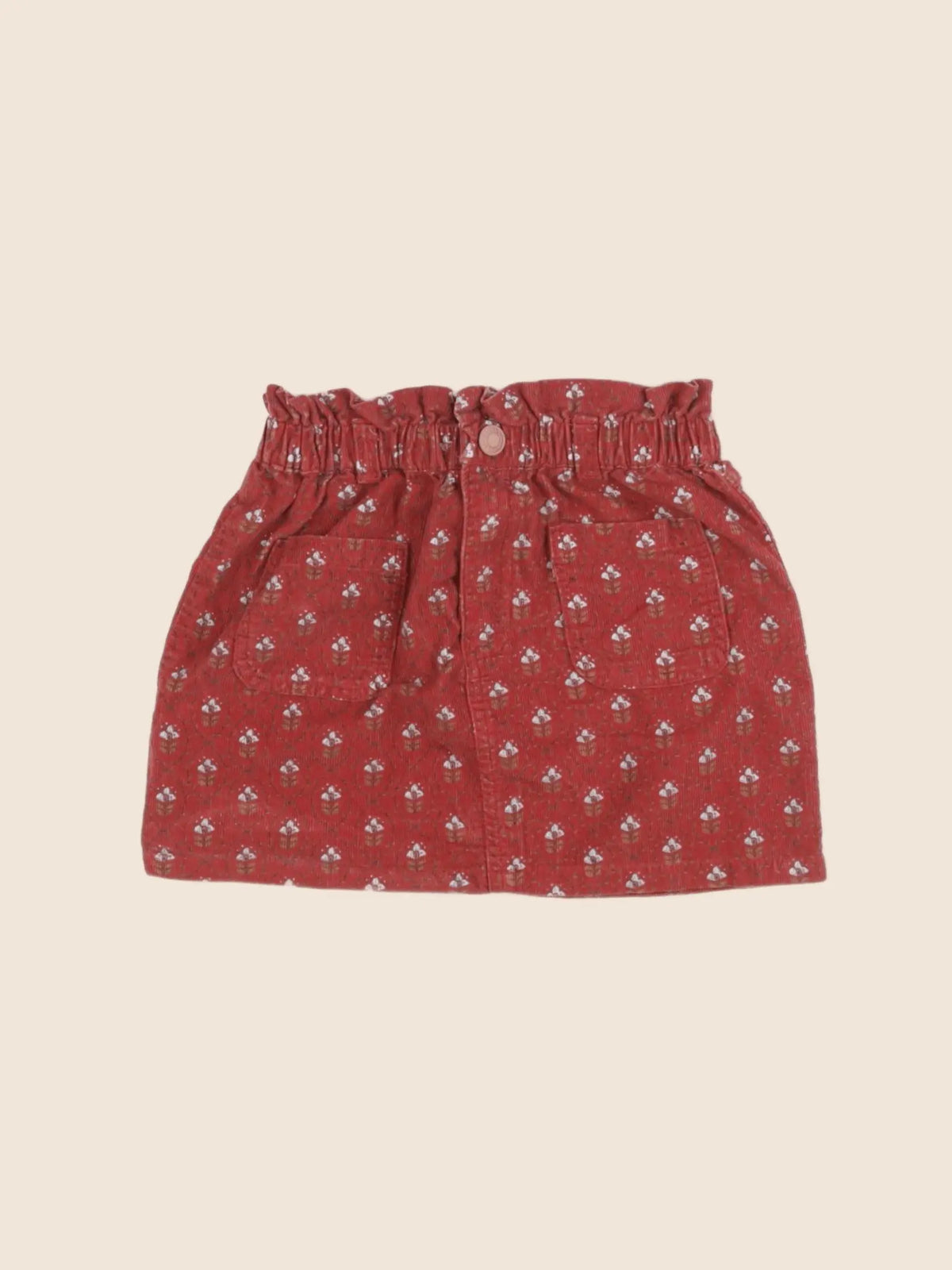 Vertbaudet - jupe marron - 4 ans