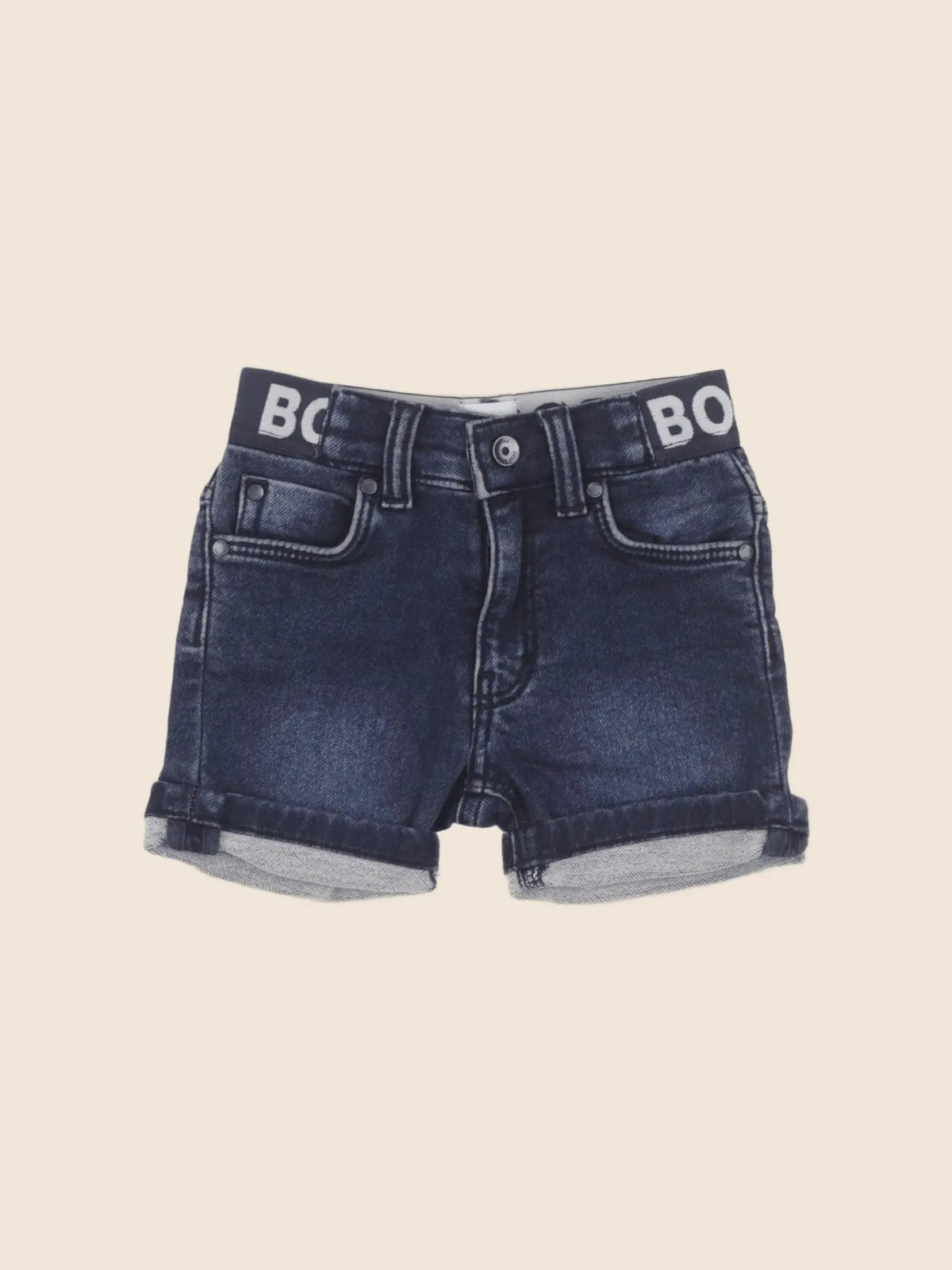 Hugo Boss - short bleu - 12 mois