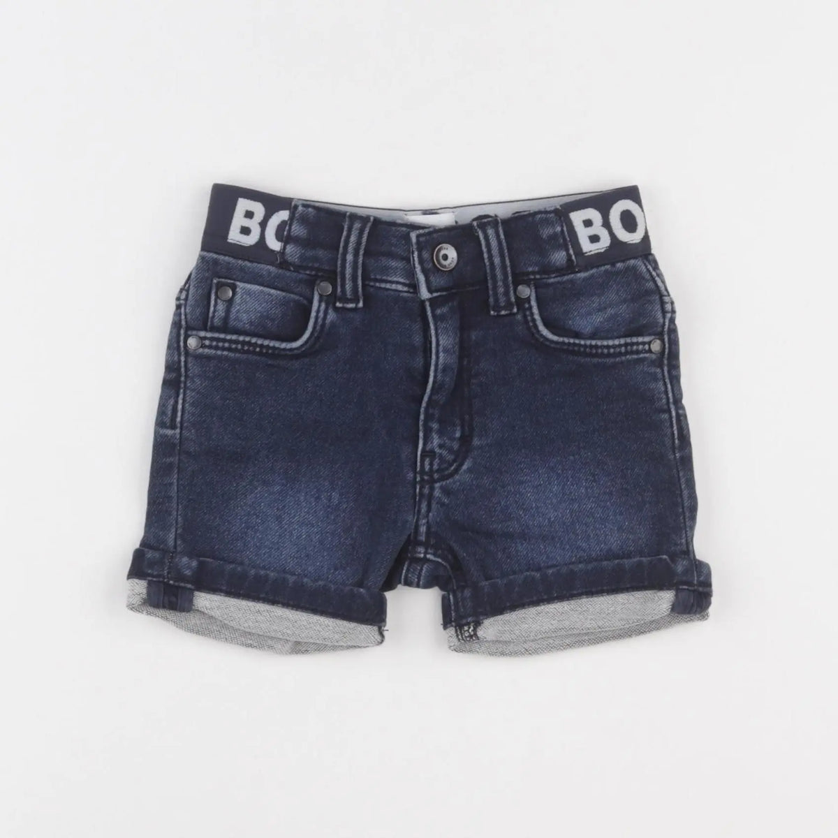 Hugo Boss - short bleu - 12 mois