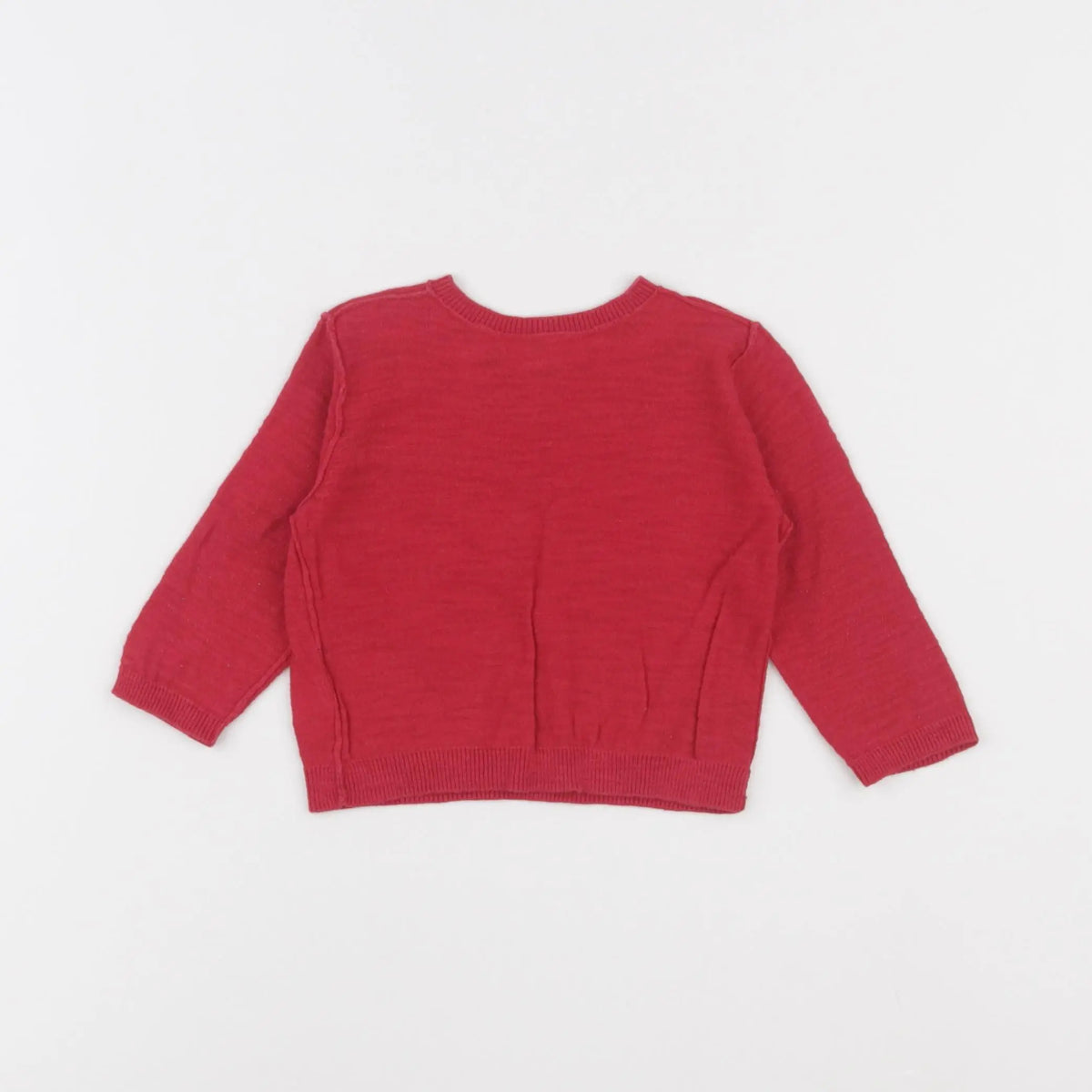 Bonpoint - pull rouge - 6 mois