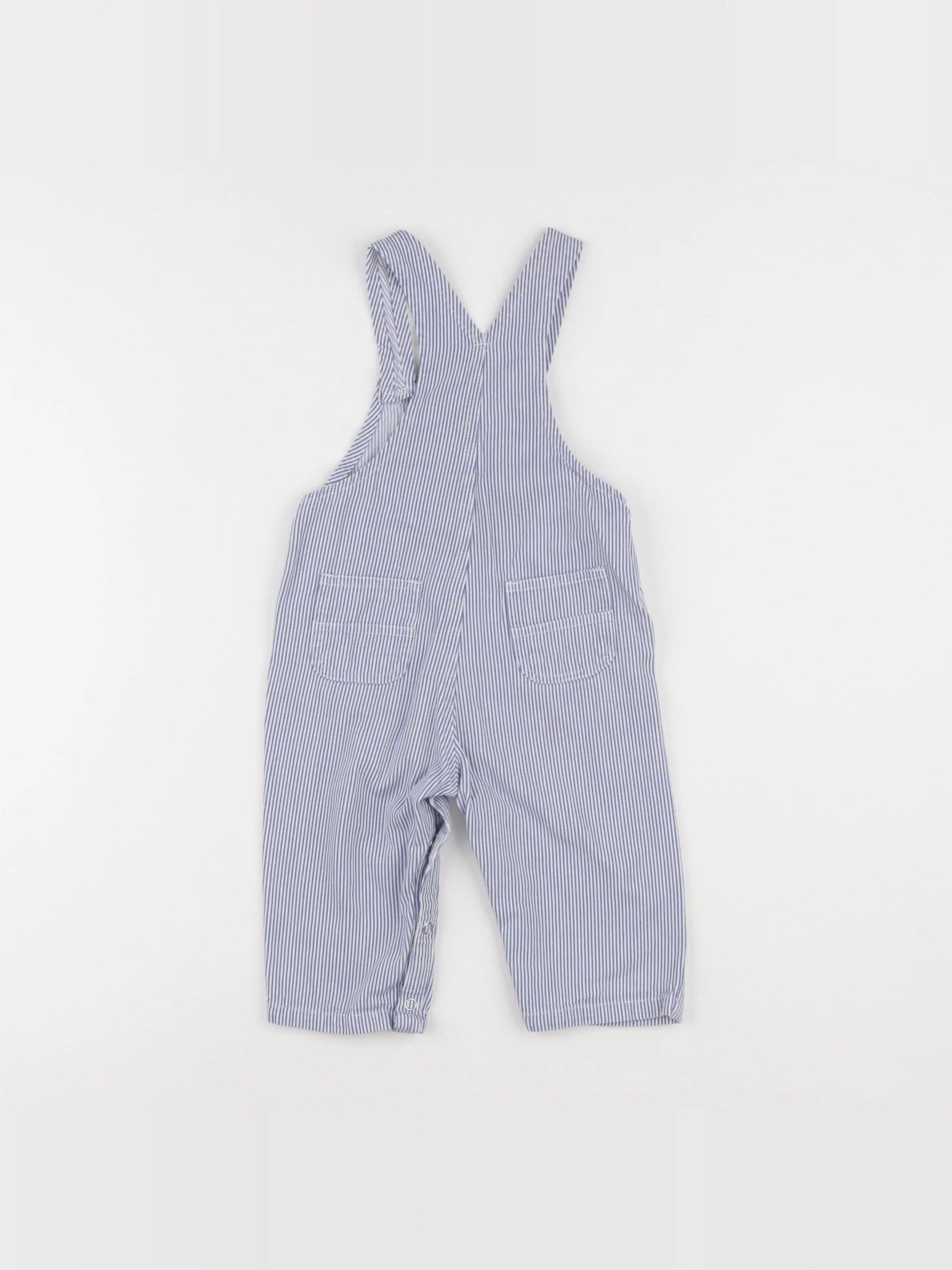 Acanthe - salopette bleu - 12 mois