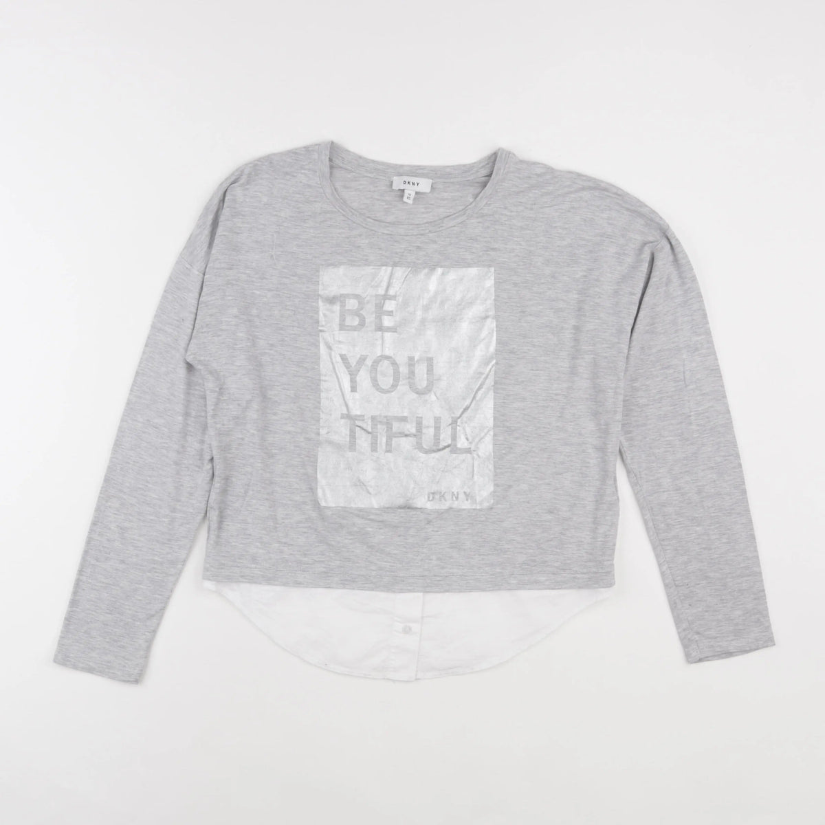 Dkny - tee-shirt gris - 12 ans