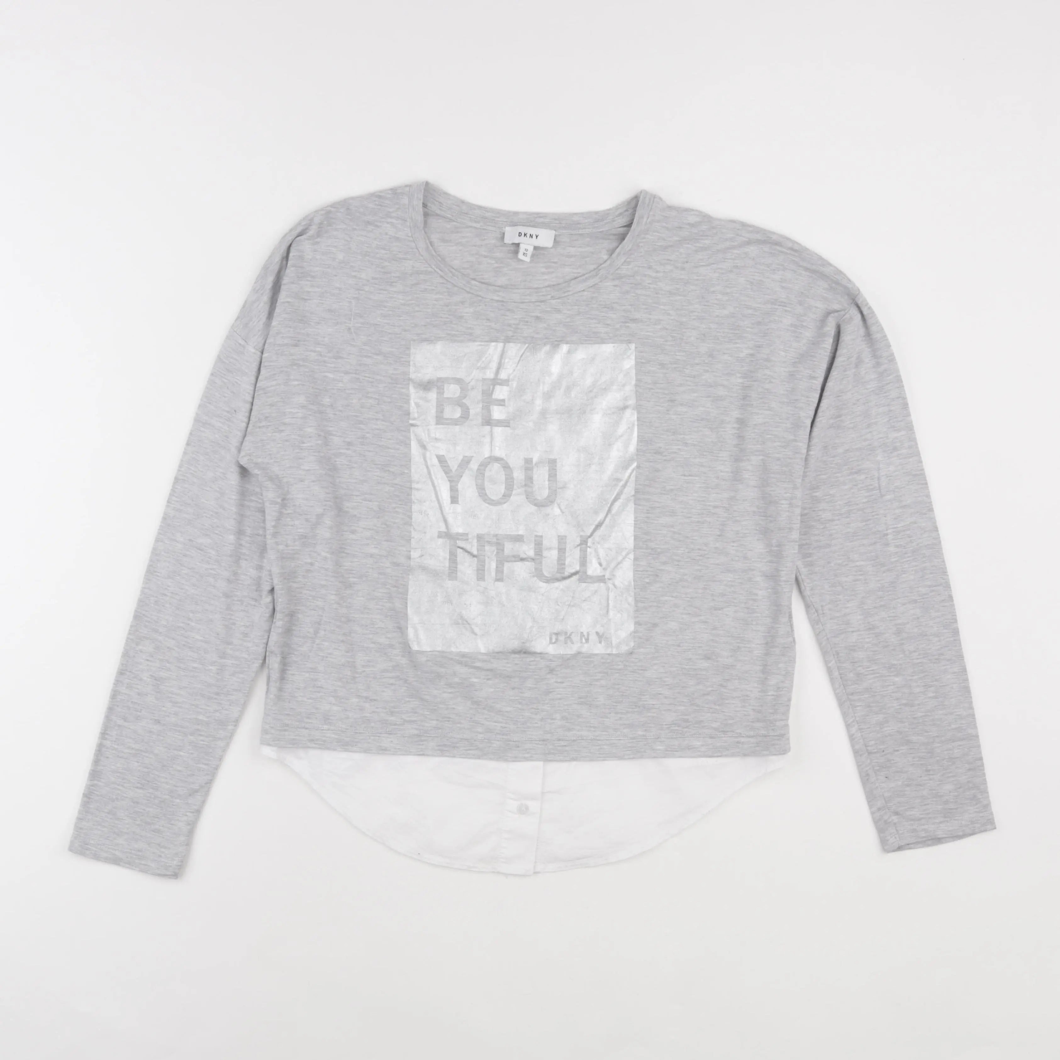 Dkny - tee-shirt gris - 12 ans