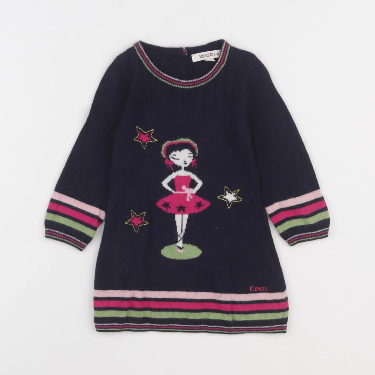 Kenzo - robe bleu - 6 mois