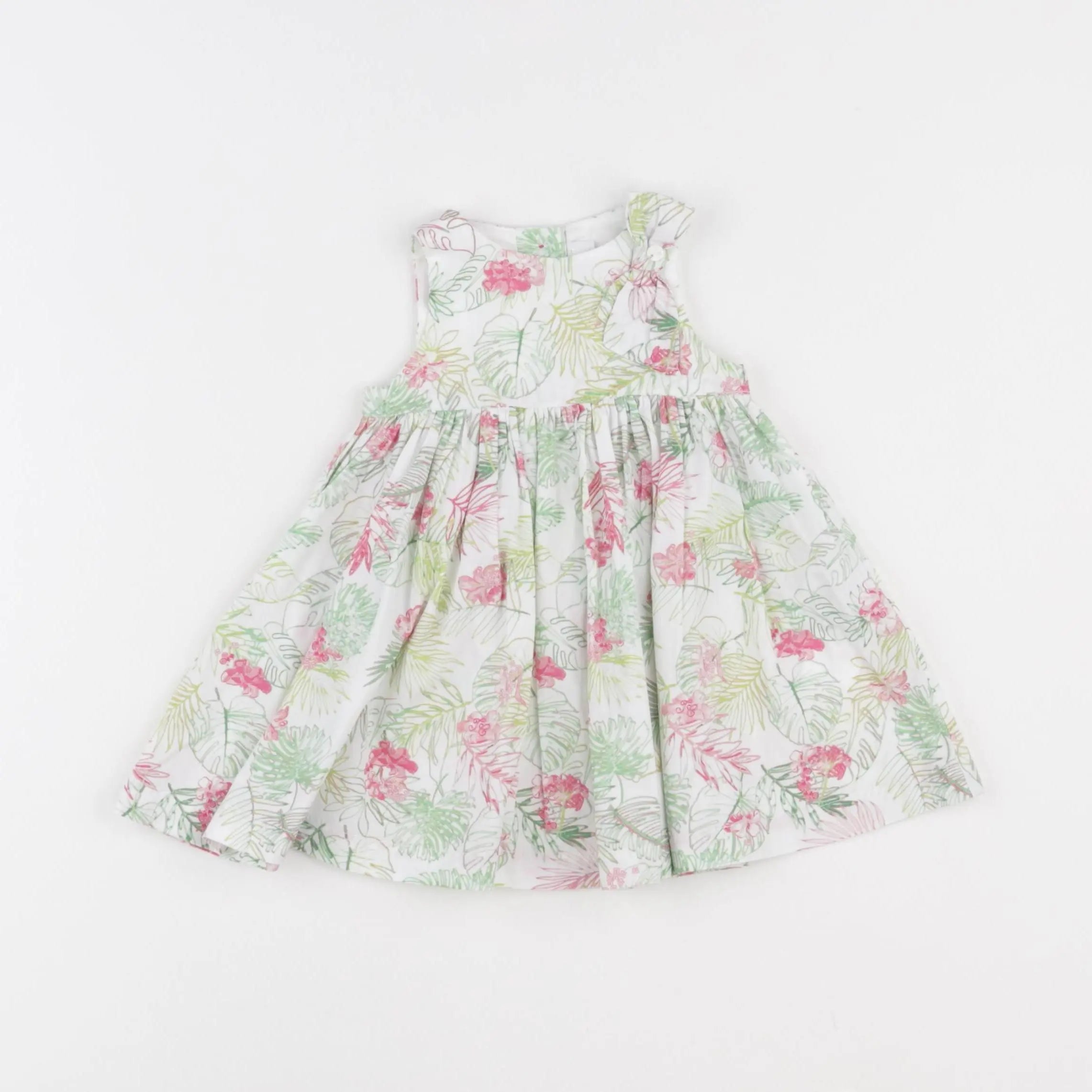 Tartine & Chocolat - robe vert - 6 mois