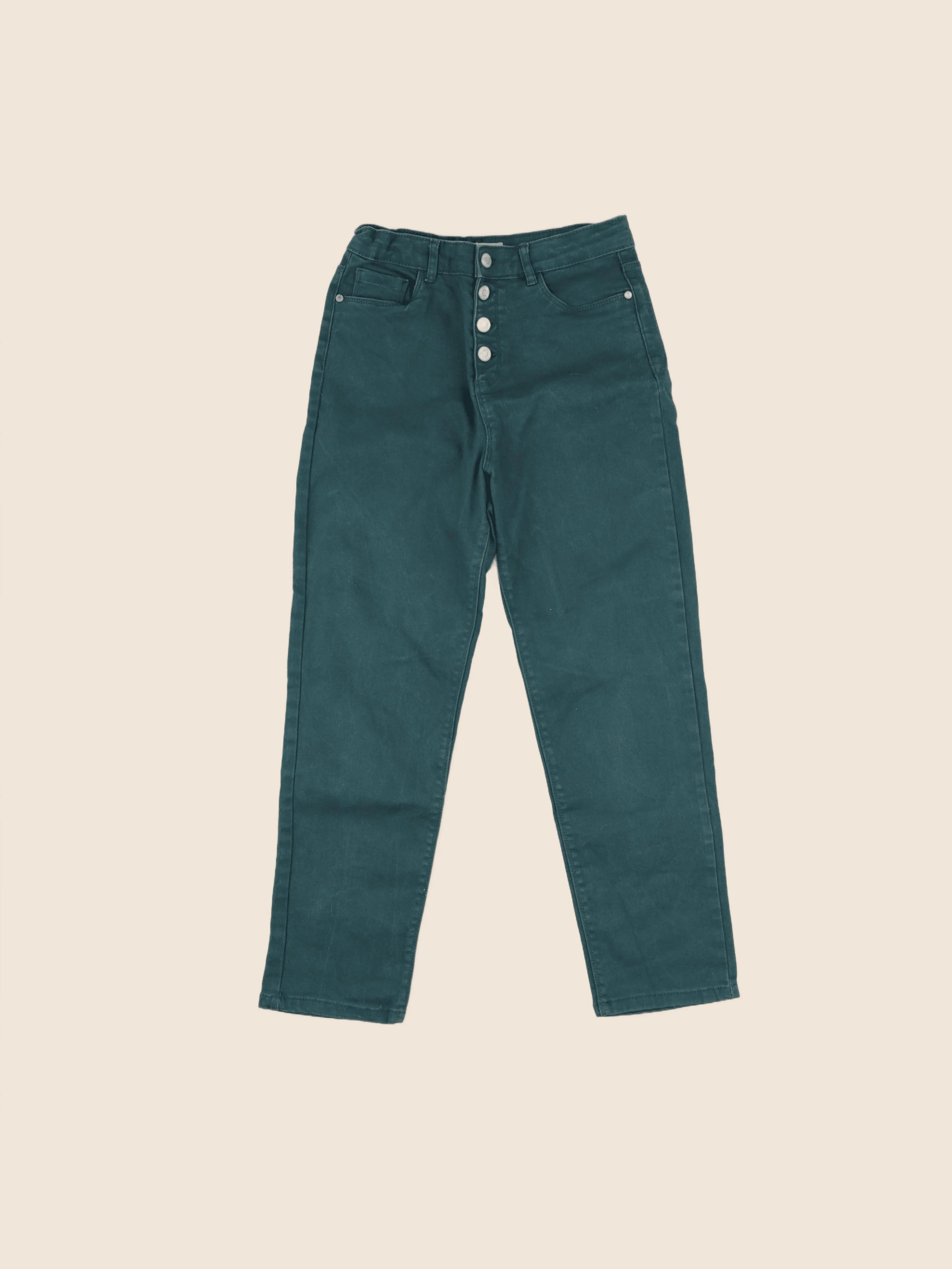 Vertbaudet - jean vert - 12 ans