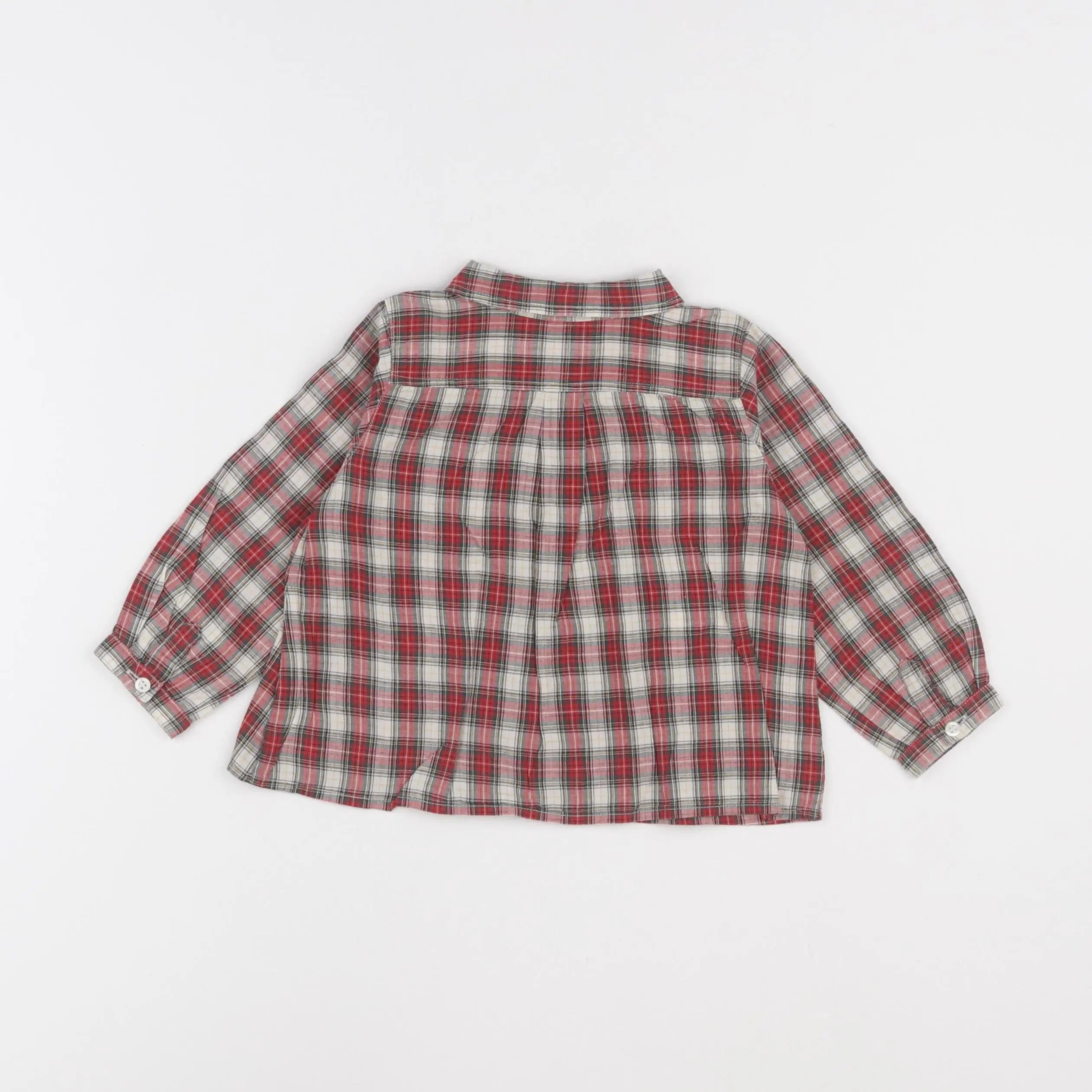 Bonpoint - chemise rouge - 18 mois