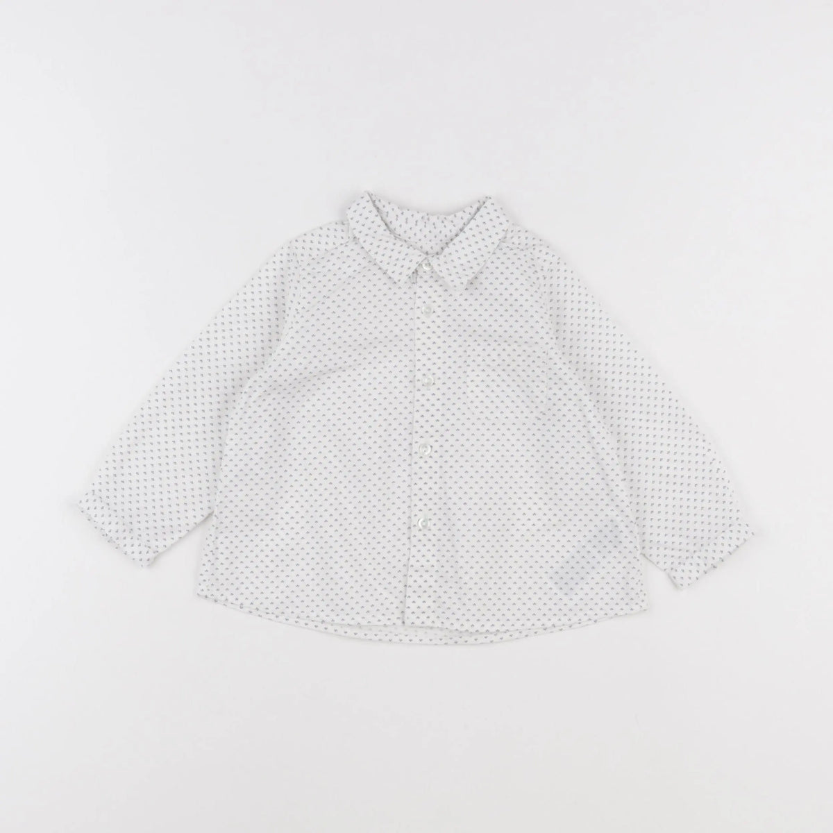 Bonpoint - chemise bleu - 12 mois