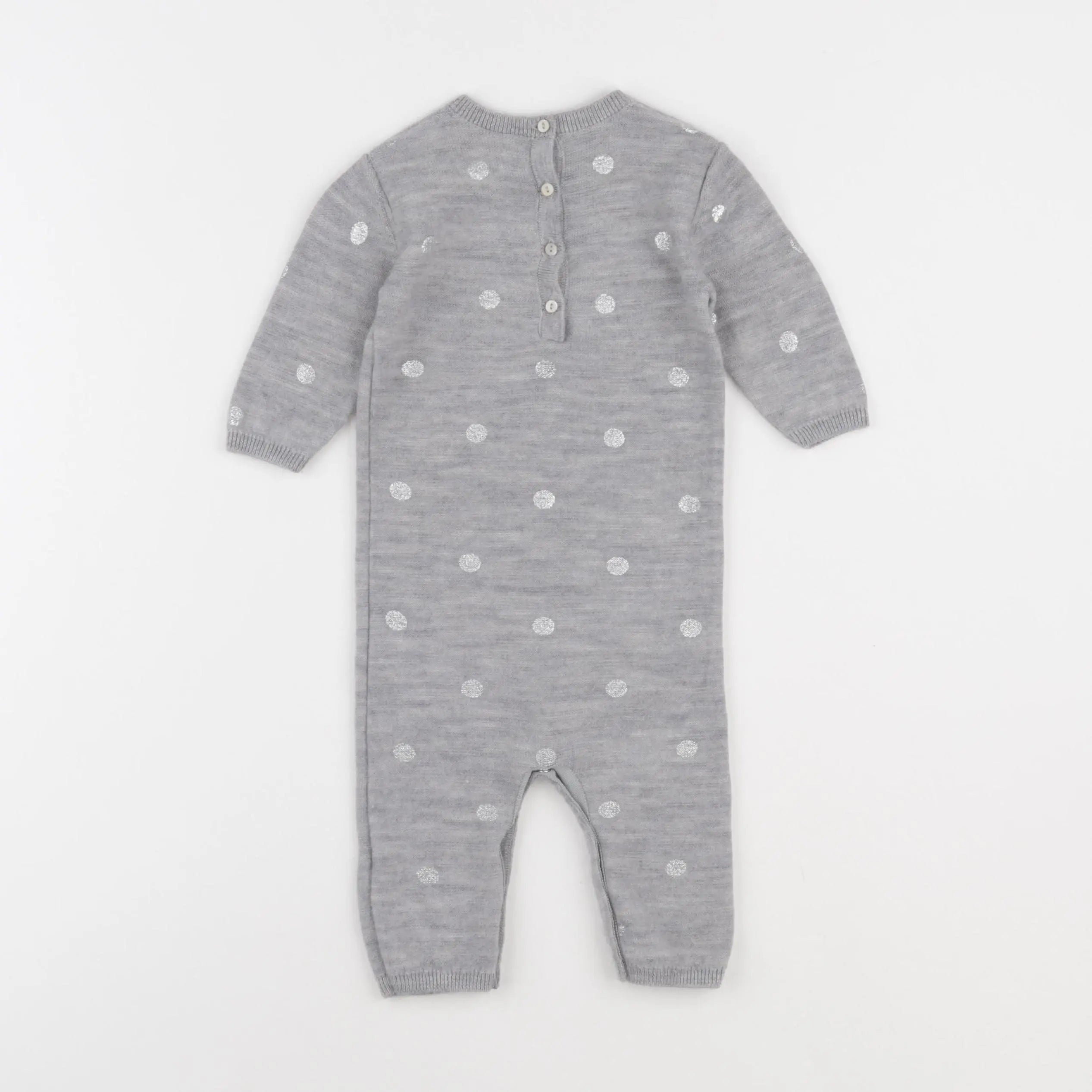 Bonpoint - combinaison gris - 6 mois