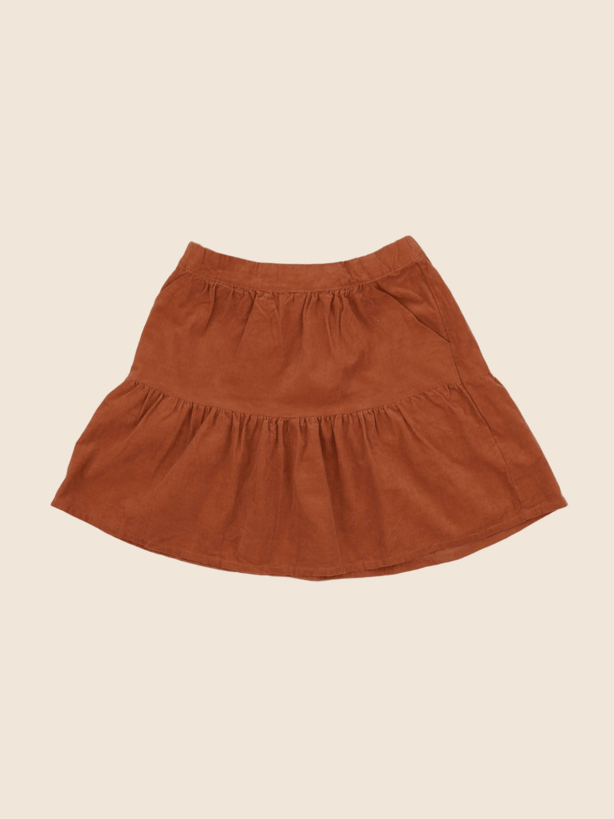 Vertbaudet - jupe marron - 12 ans