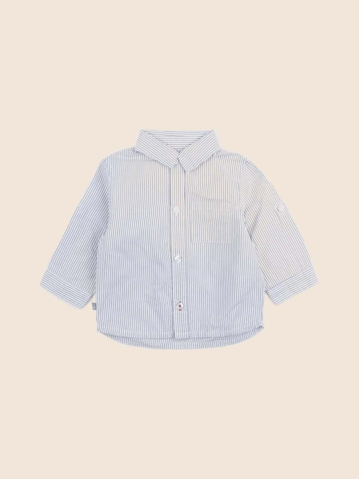 Obaïbi - chemise bleu - 6 mois