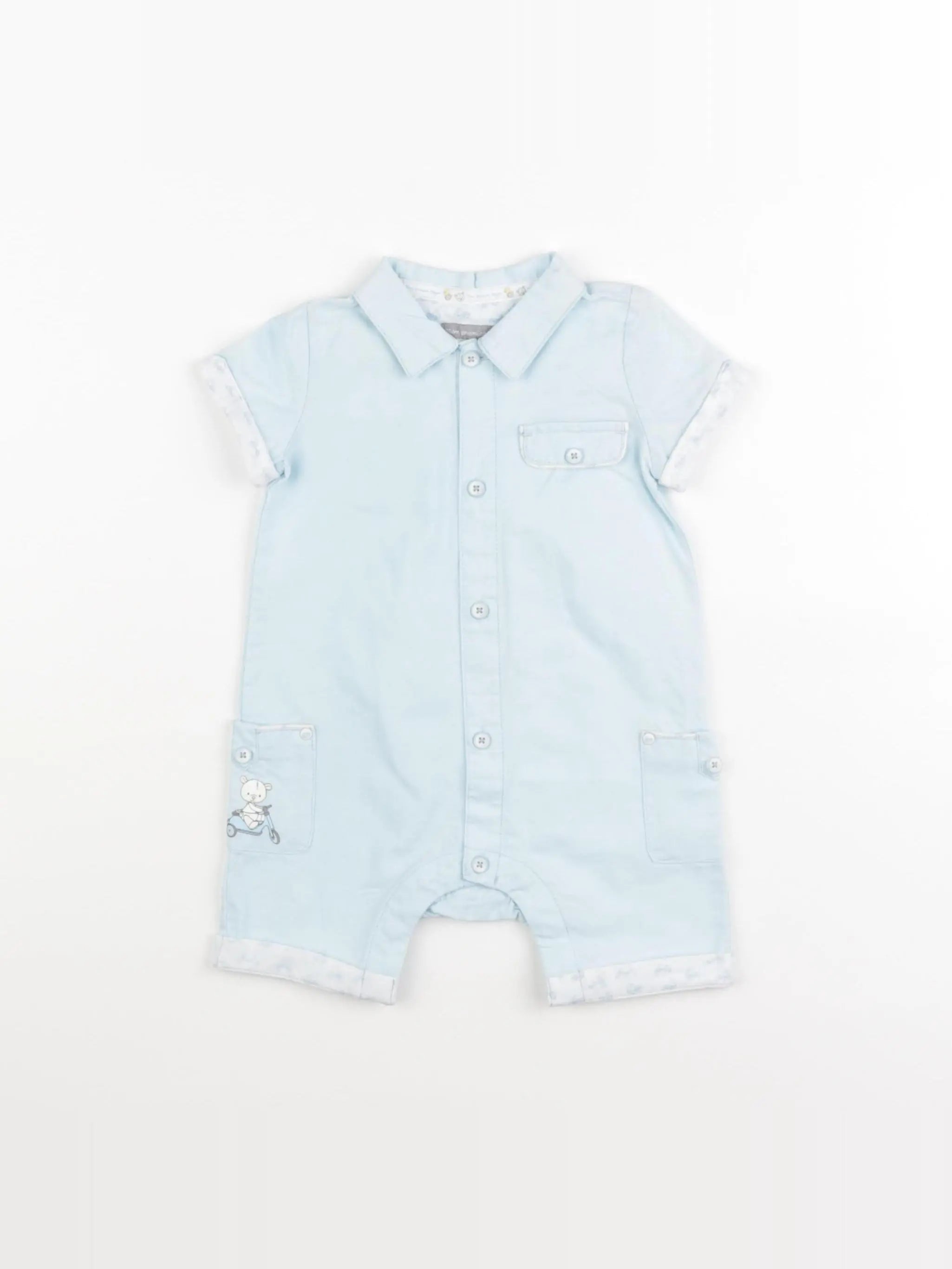 Sergent Major - combinaison bleu - 6 mois