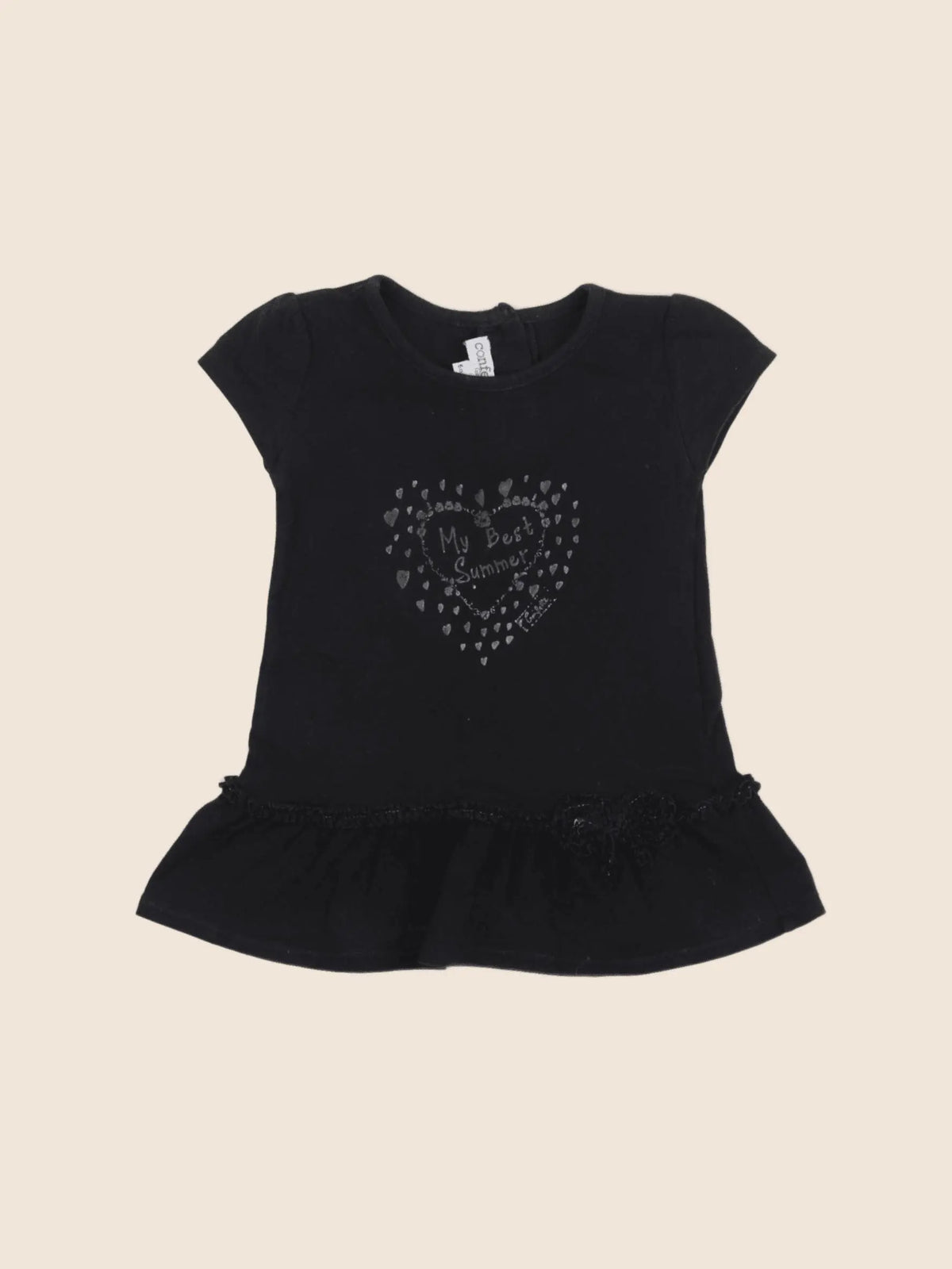 Absorba - robe noir - 6 mois