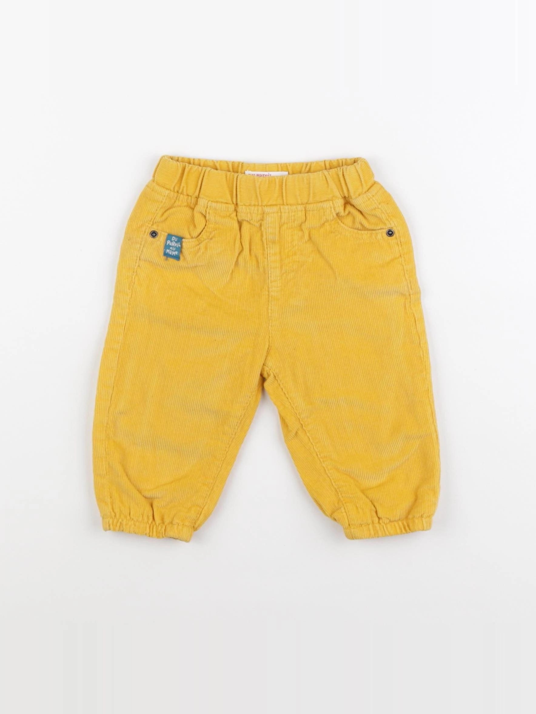 DPAM - pantalon jaune - 6 mois