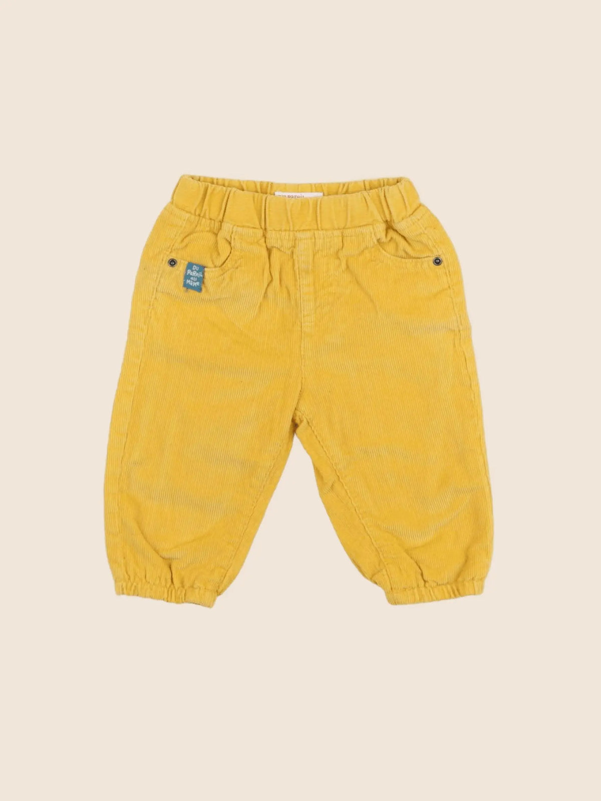 DPAM - pantalon jaune - 6 mois