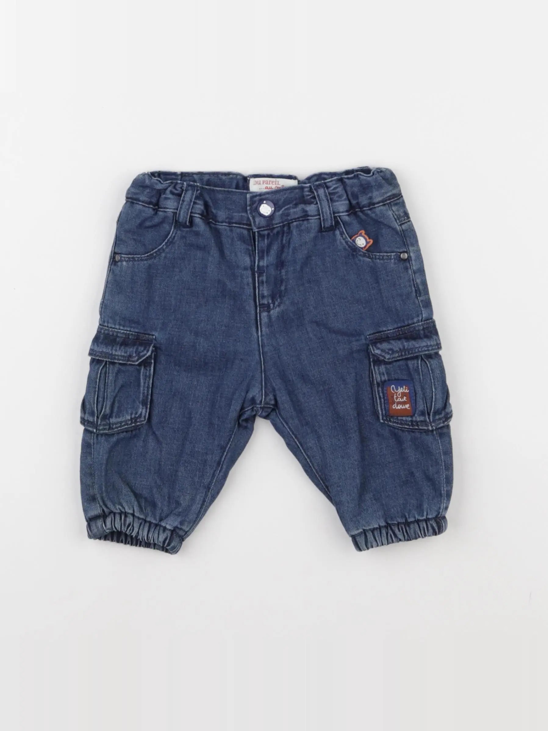 DPAM - jean doublé bleu - 3 mois