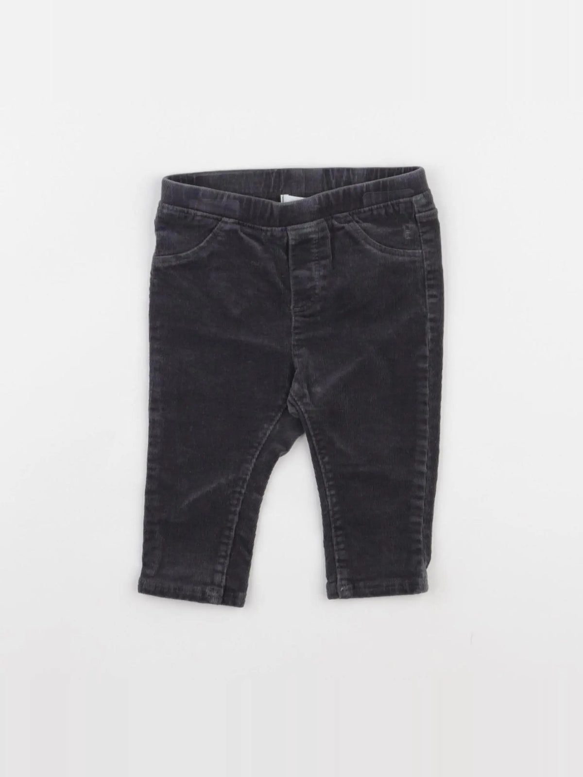 Obaïbi - jegging doublé gris - 6 mois
