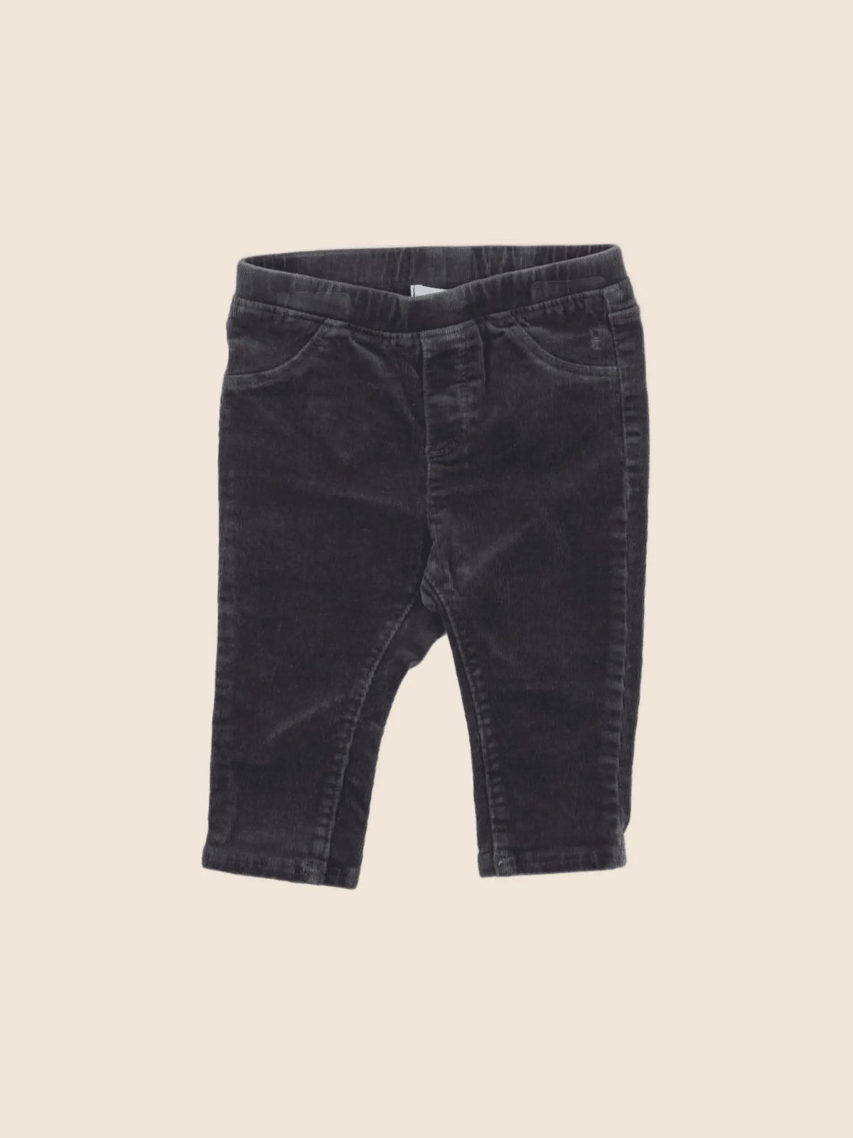Obaïbi - jegging doublé gris - 6 mois