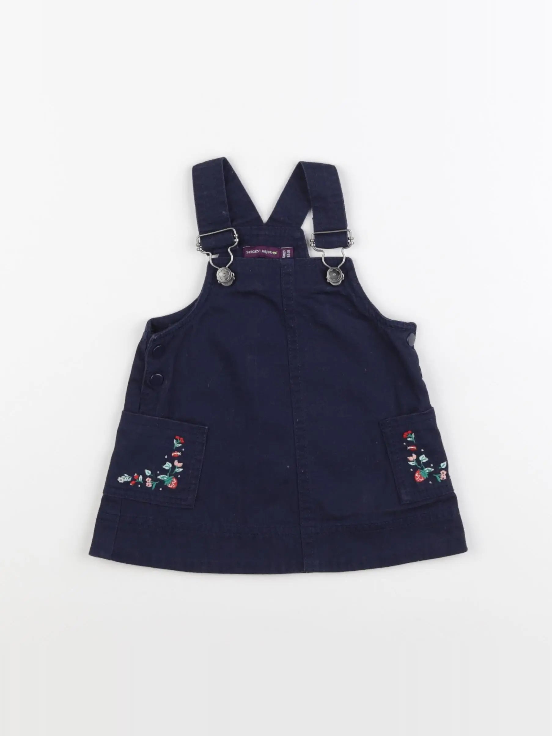 Sergent Major - robe bleu - 6 mois