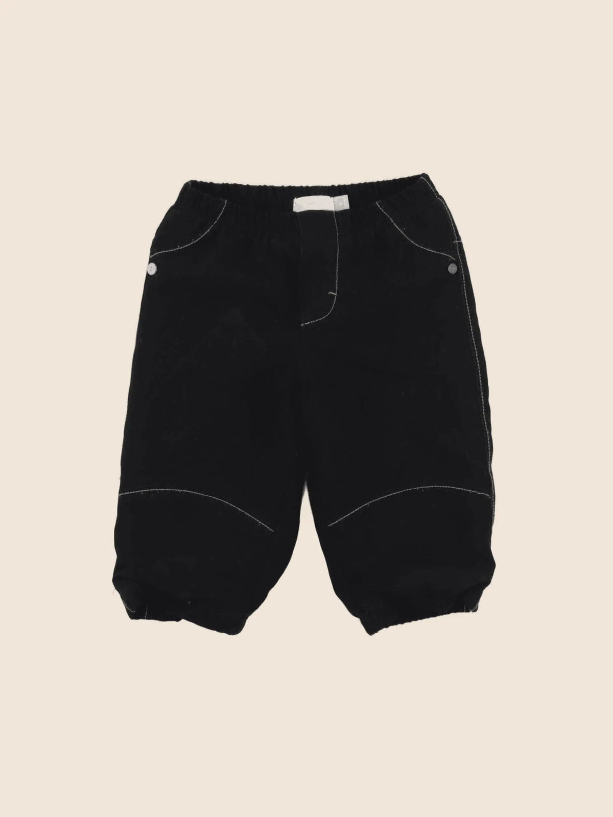 Absorba - pantalon doublé noir - 6 mois