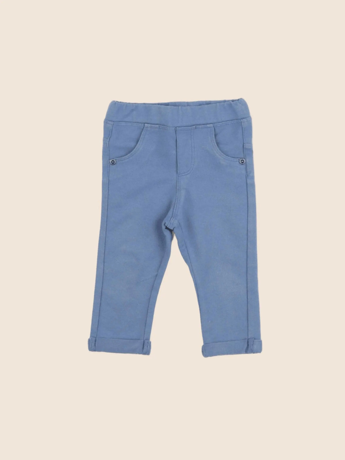 Vertbaudet - jegging bleu - 9 mois