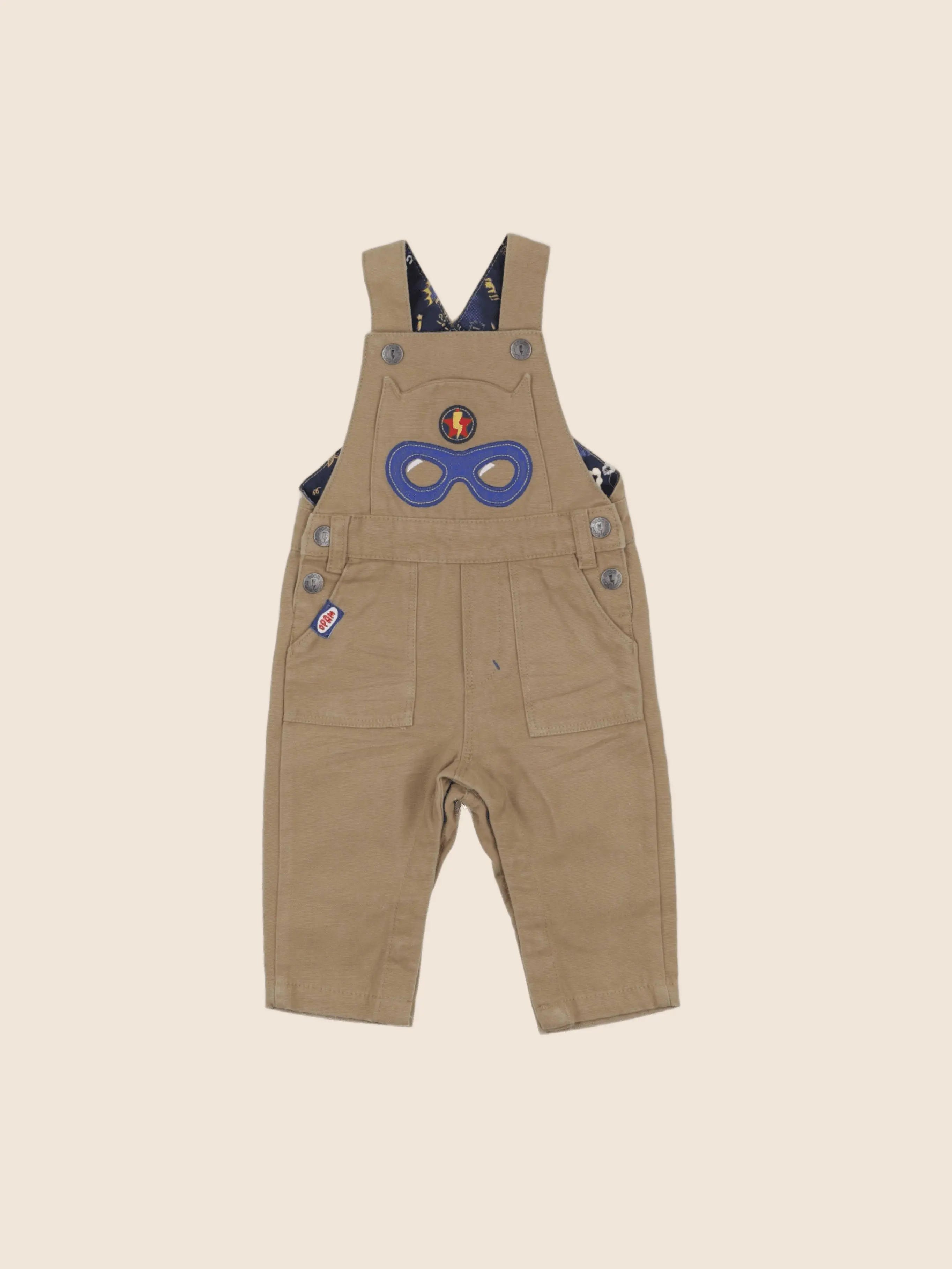 DPAM - salopette doublé beige - 6 mois