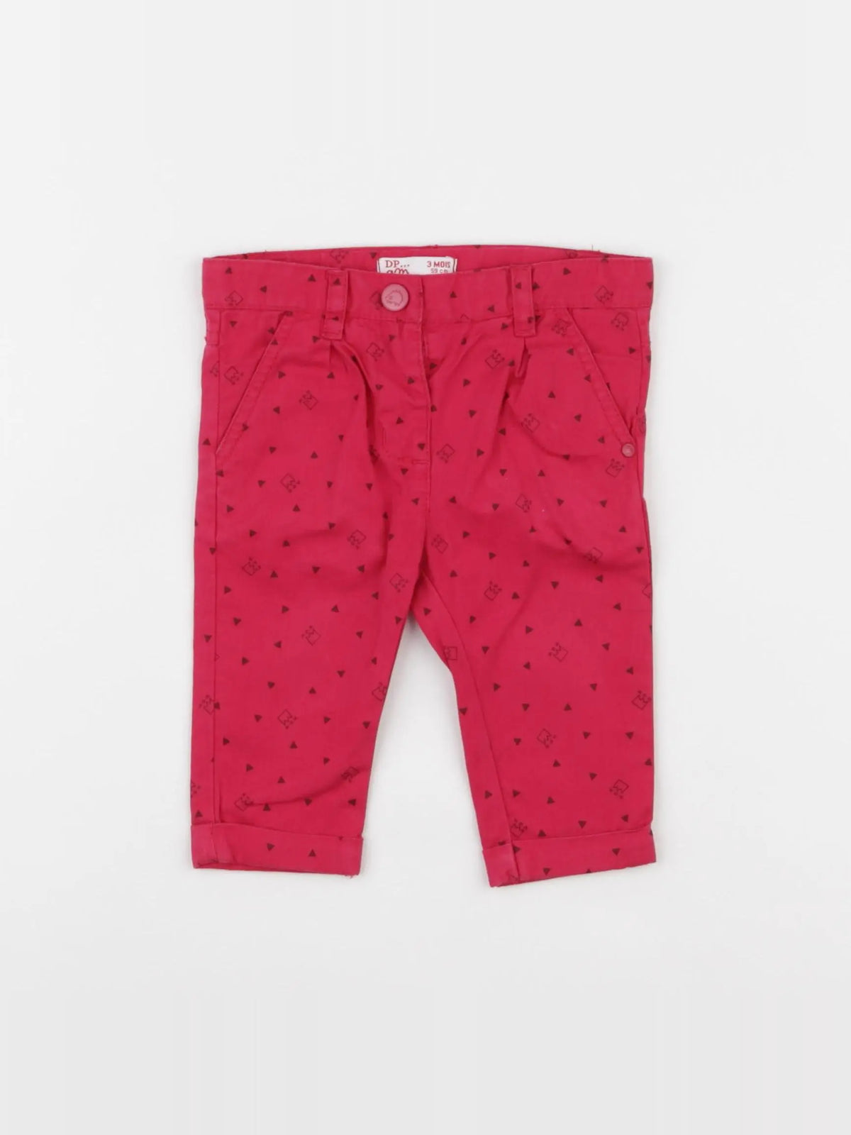 DPAM - pantalon rose - 3 mois